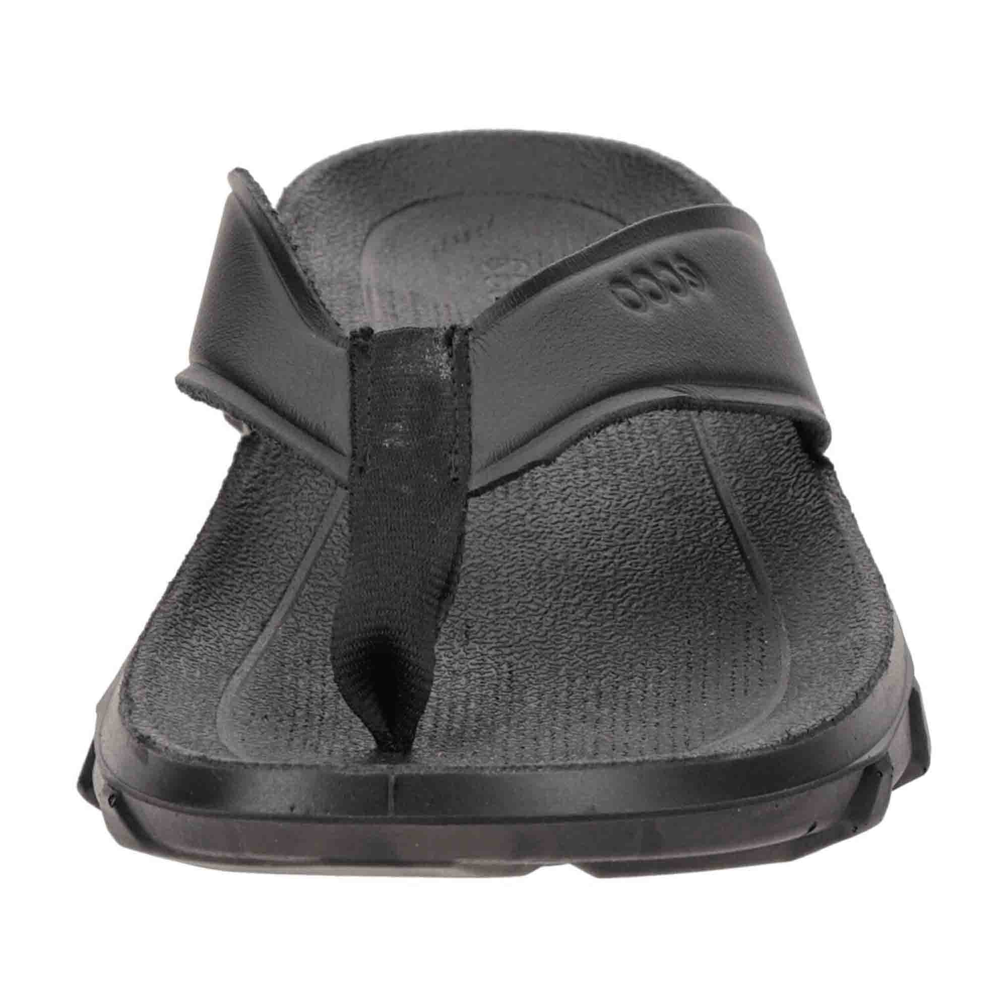 Ecco MX Flipsider Unisex Flip-Flops - Durable Casual Sandals, Black