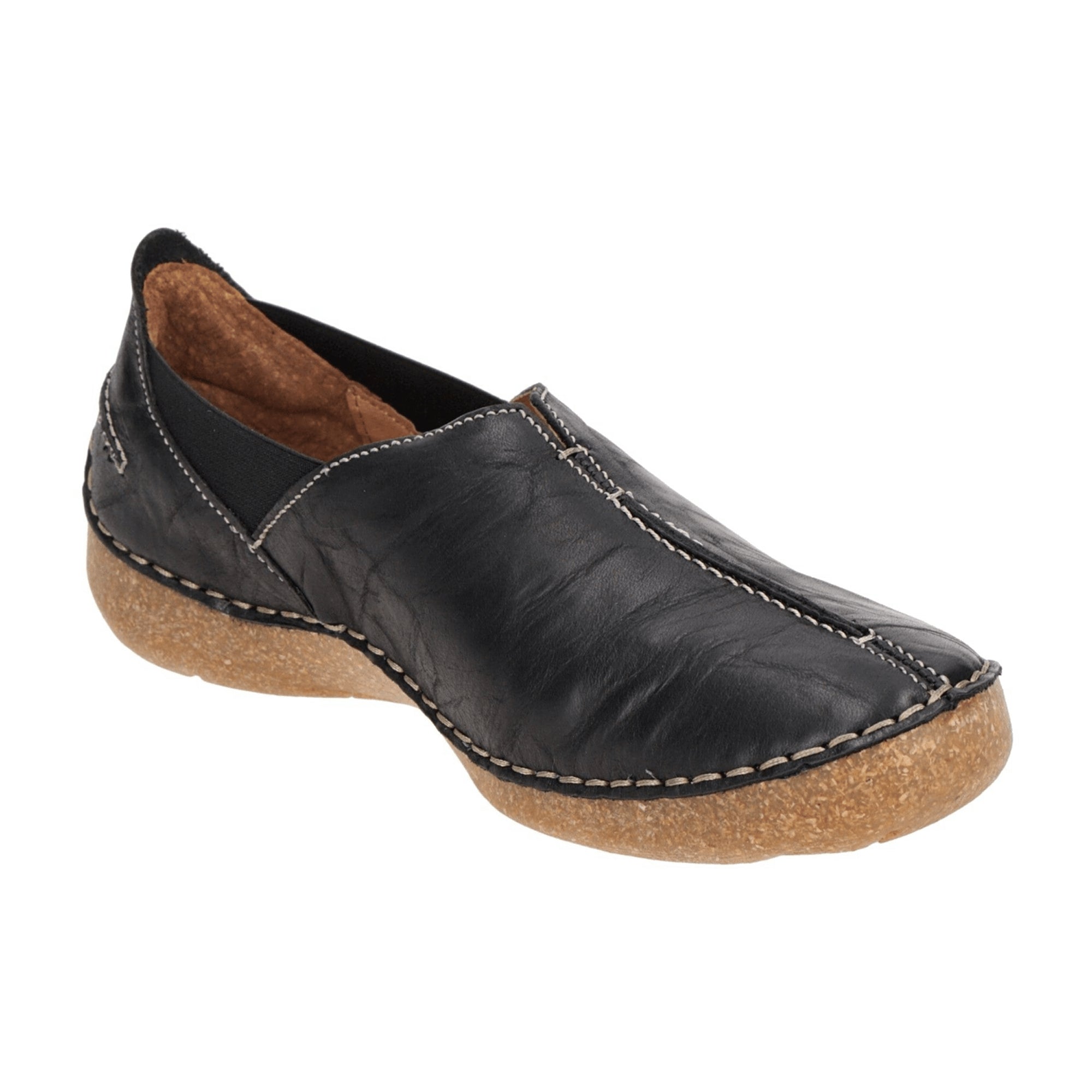Josef Seibel Women's Black Slip-On Shoes Fergey 69