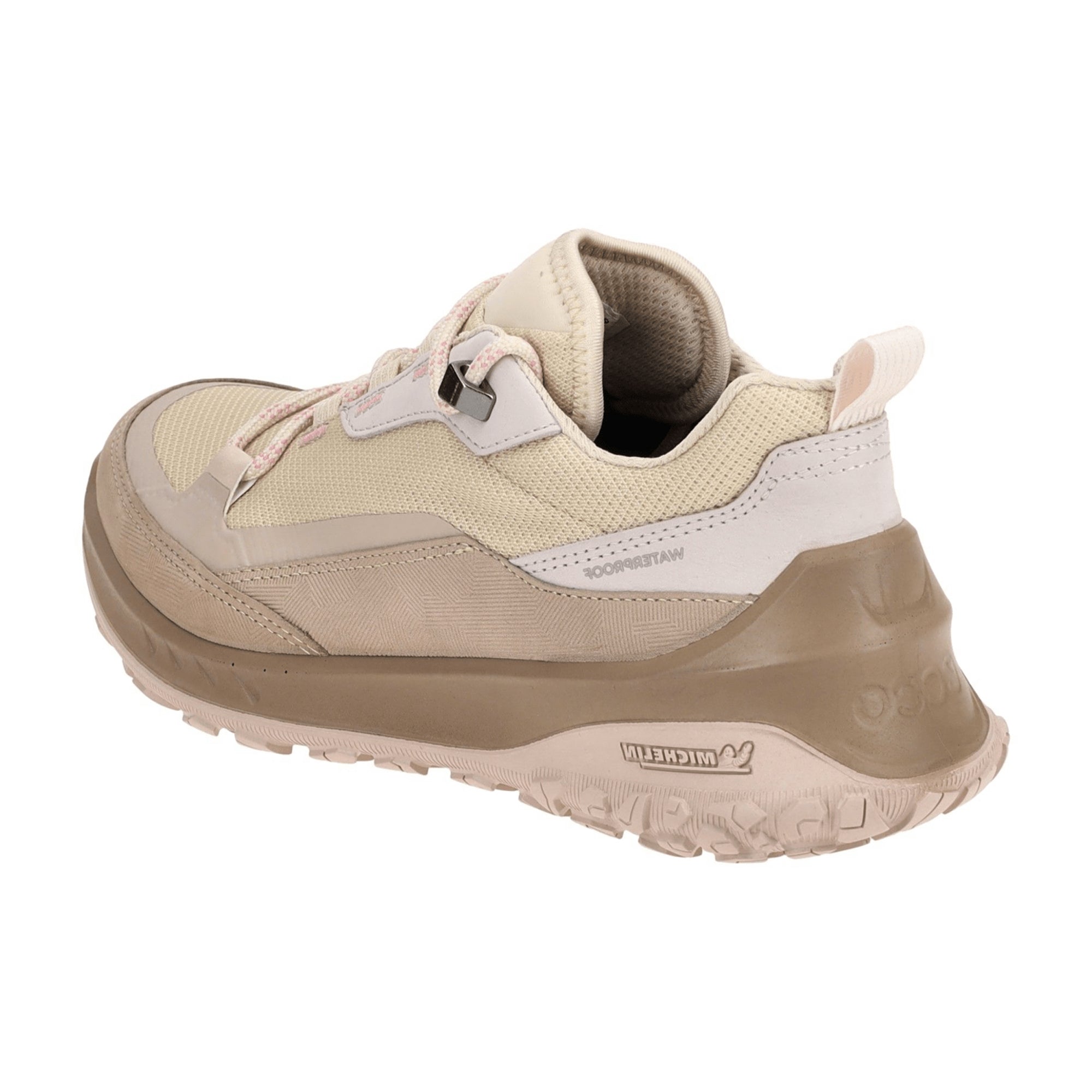 Ecco Ult-Trn Women's Waterproof Shoes in Limestone Beige - Durable Outdoor Footwear for Women 824253