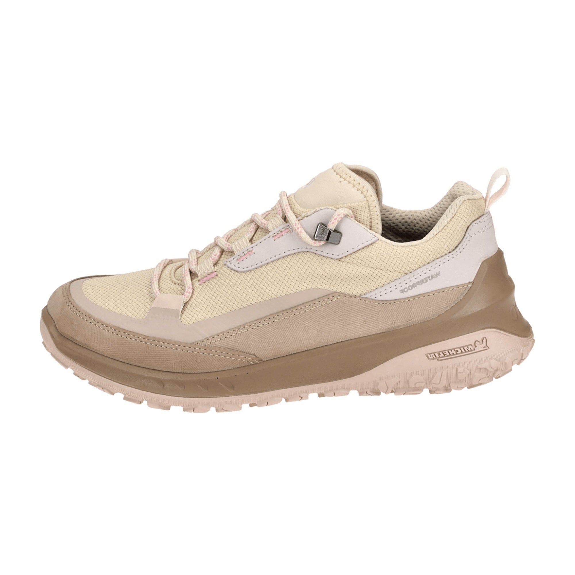 Ecco Ult-Trn Women's Waterproof Shoes in Limestone Beige - Durable Outdoor Footwear for Women 824253