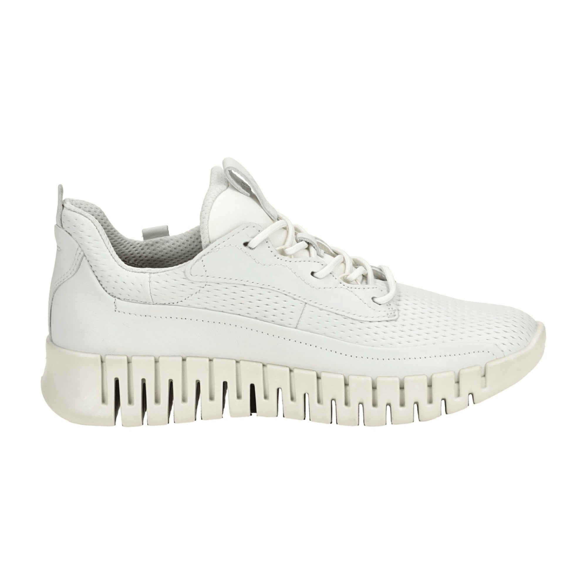 Ecco Gruuv Women's White Sneakers | Stylish & Durable Ladies Footwear - Model 218223