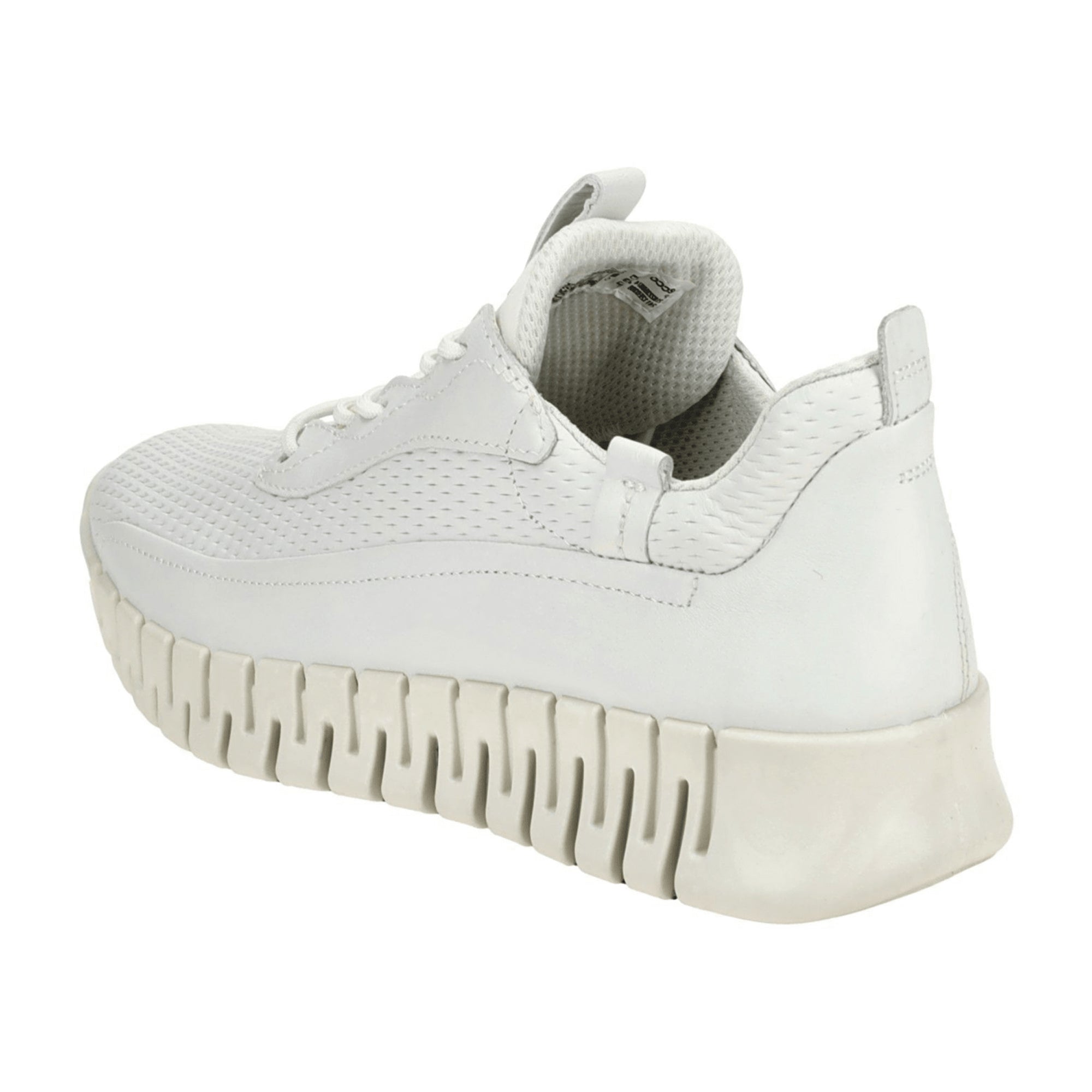 Ecco Gruuv Women's White Sneakers | Stylish & Durable Ladies Footwear - Model 218223
