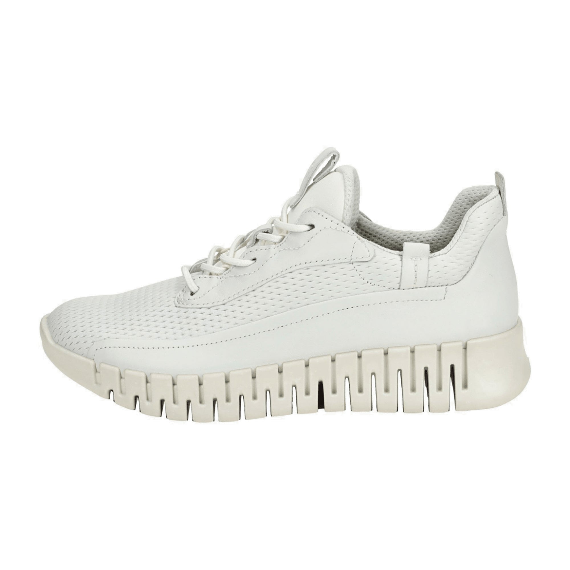 Ecco Gruuv Women's White Sneakers | Stylish & Durable Ladies Footwear - Model 218223