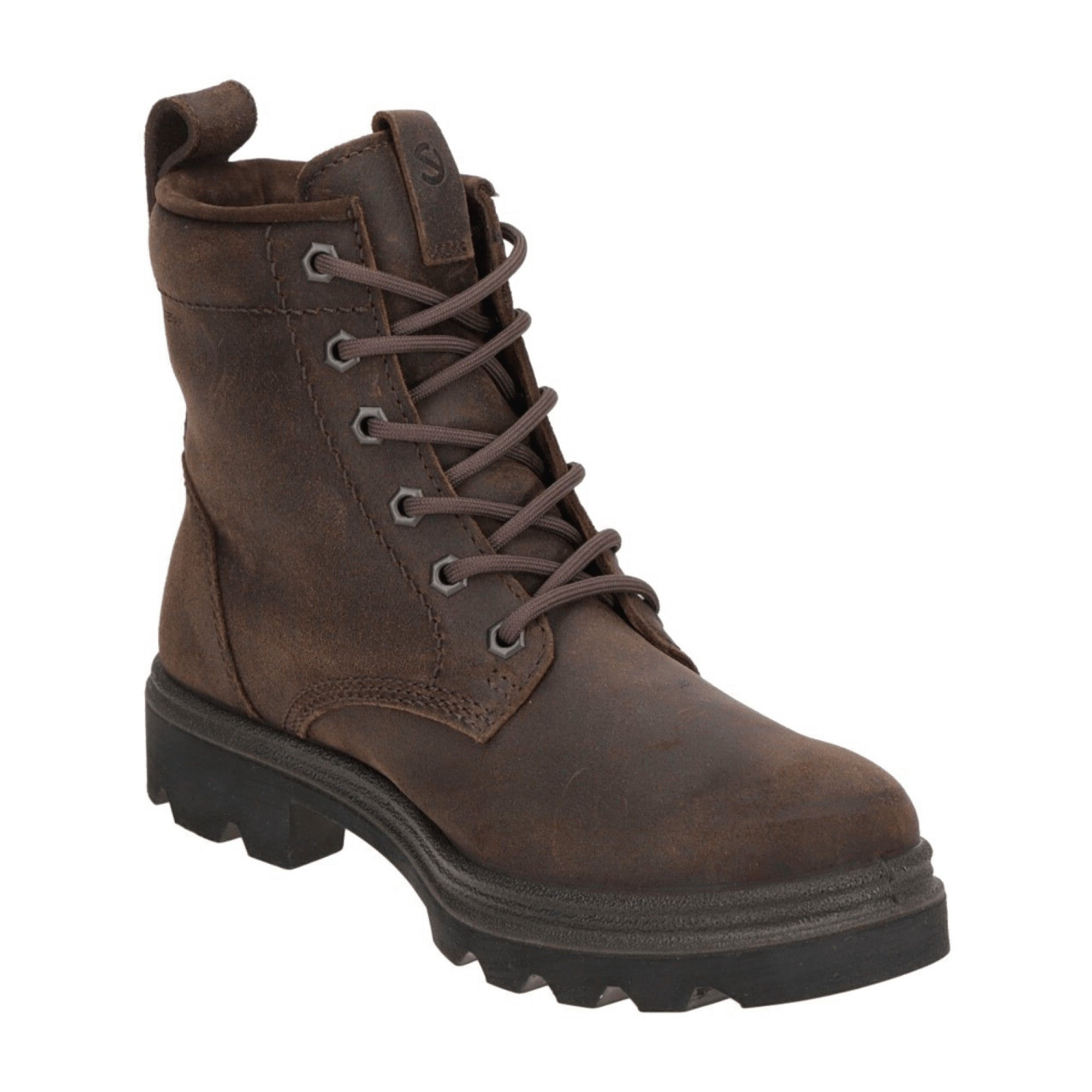 Ecco Grainer Women's Brown Leather Boots - Durable & Stylish