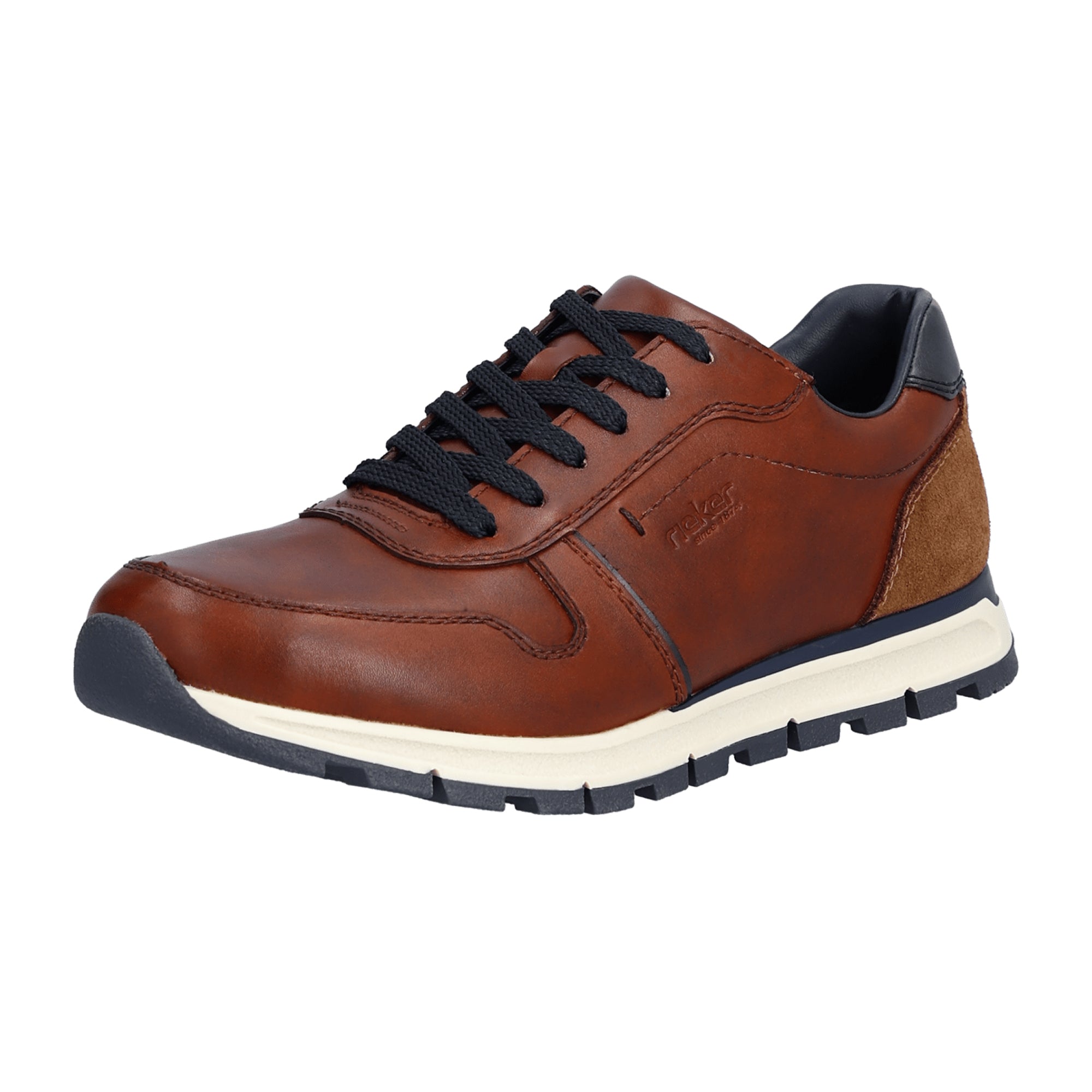 Rieker Men's Brown Leather Casual Shoes