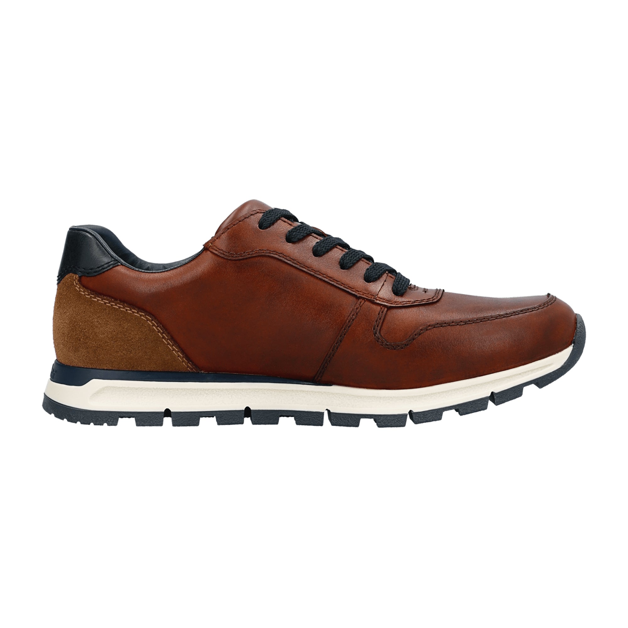 Rieker Men's Brown Leather Casual Shoes