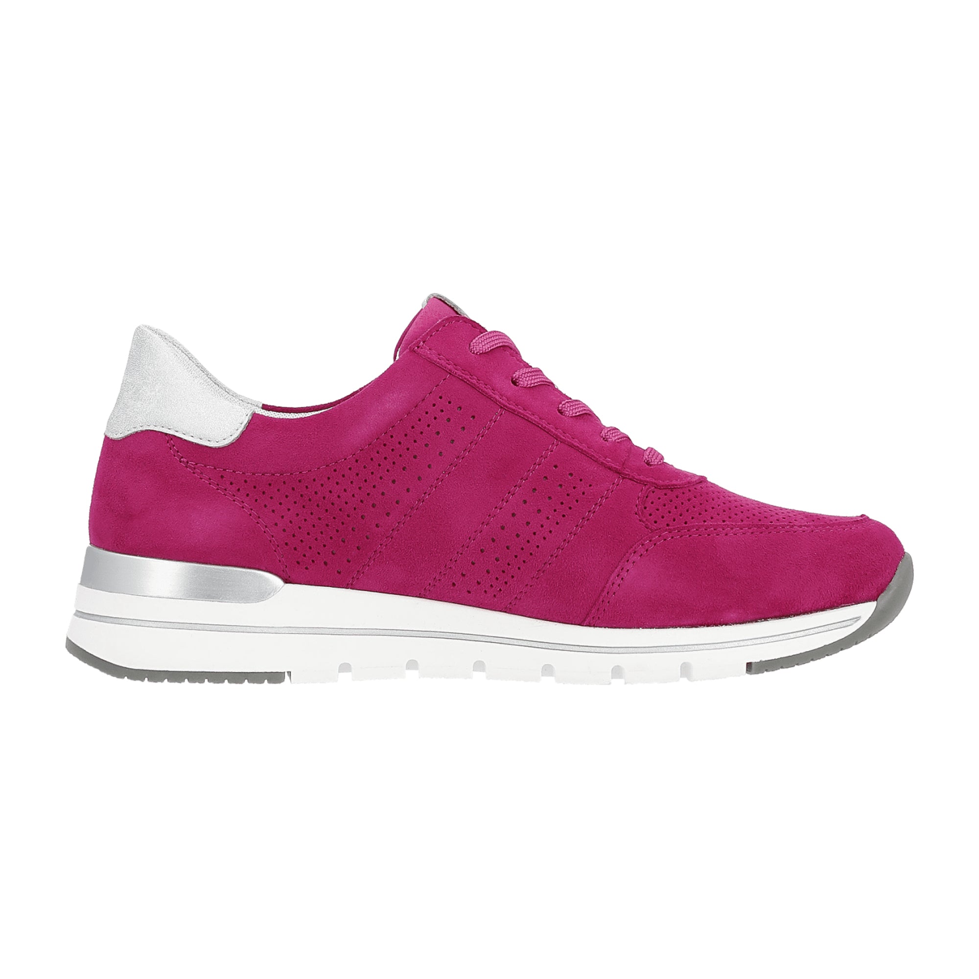 Remonte Pink Women's Casual Shoes with Removable Insole and Zipper Closure