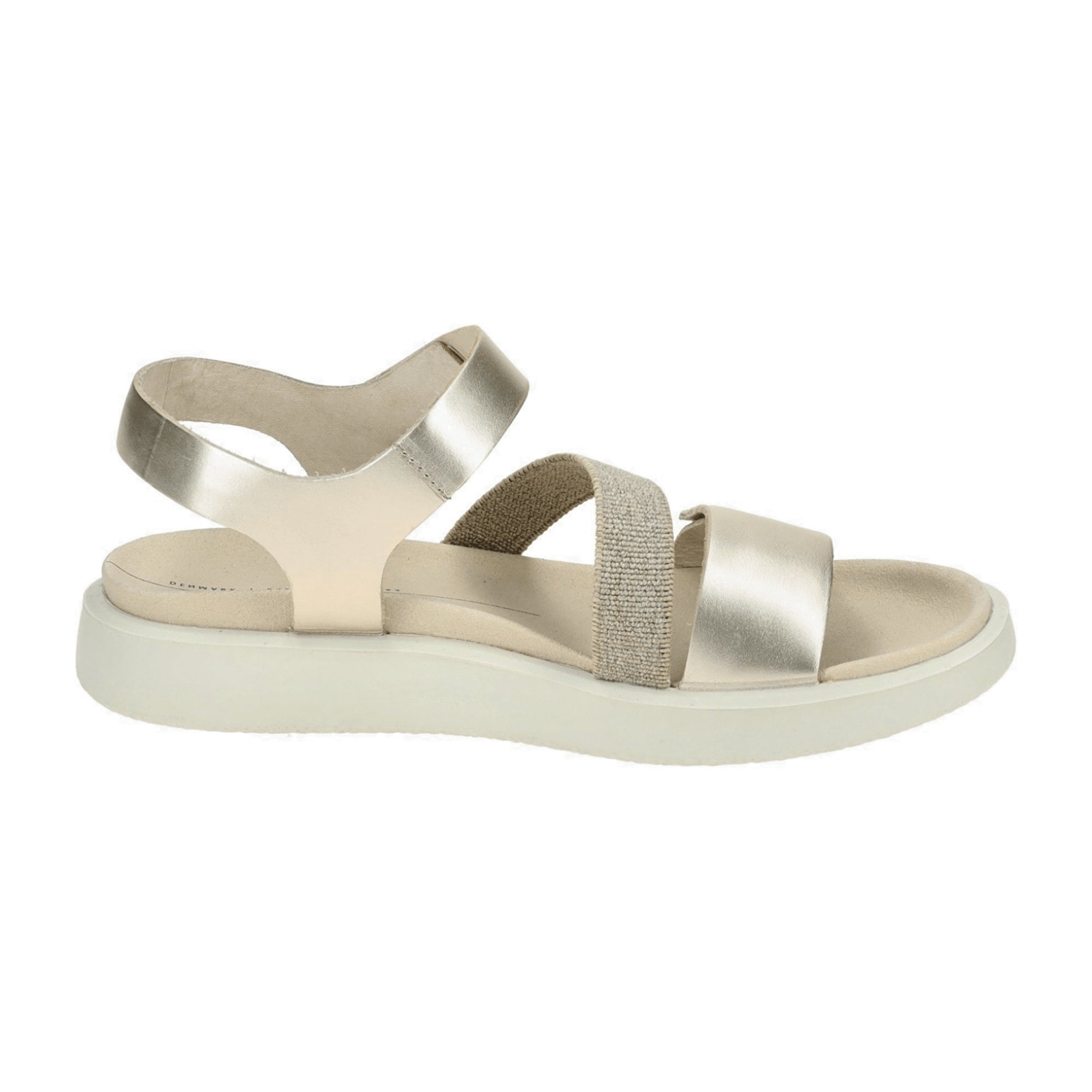 Ecco Flowt Women's Metallic Grey Sandals 273713 - Stylish & Comfortable