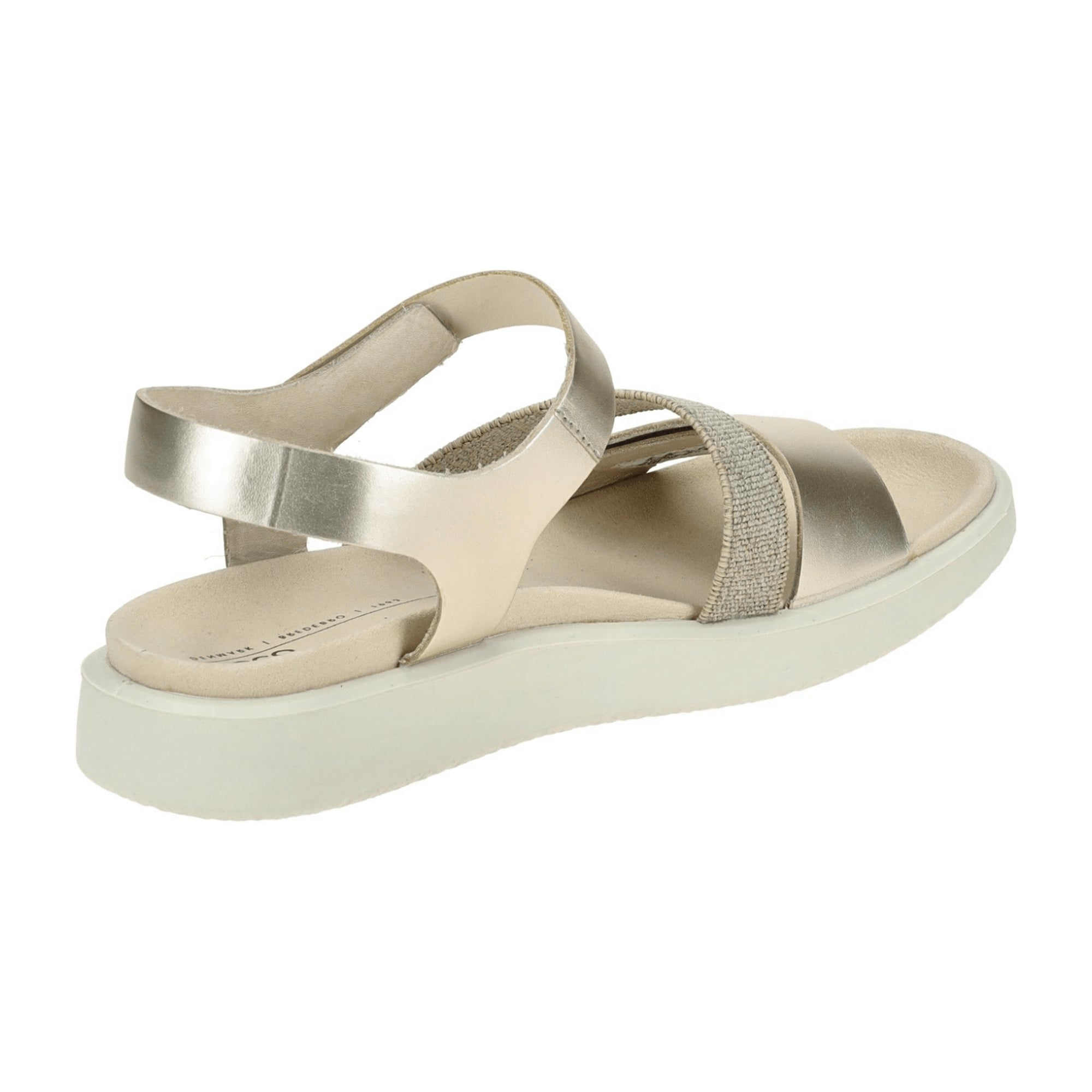 Ecco Flowt Women's Metallic Grey Sandals 273713 - Stylish & Comfortable