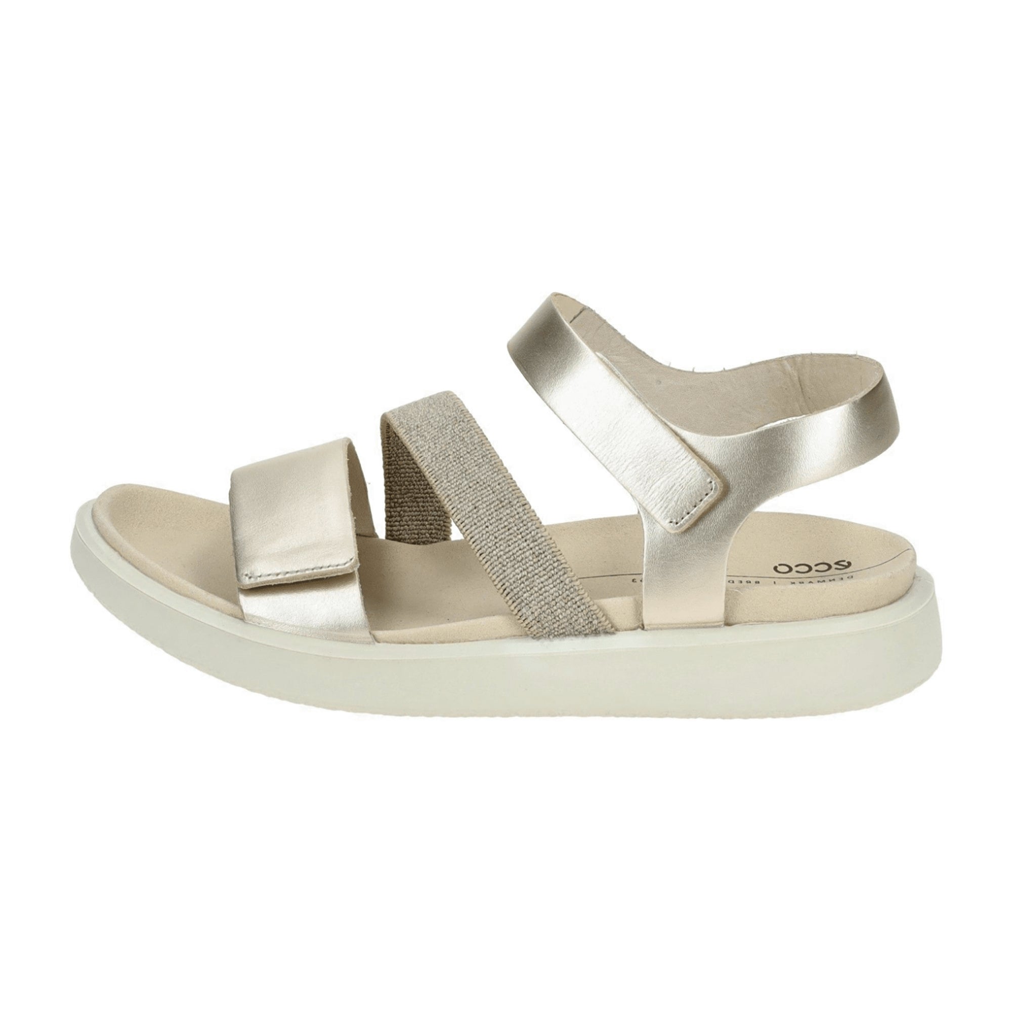 Ecco Flowt Women's Metallic Grey Sandals 273713 - Stylish & Comfortable