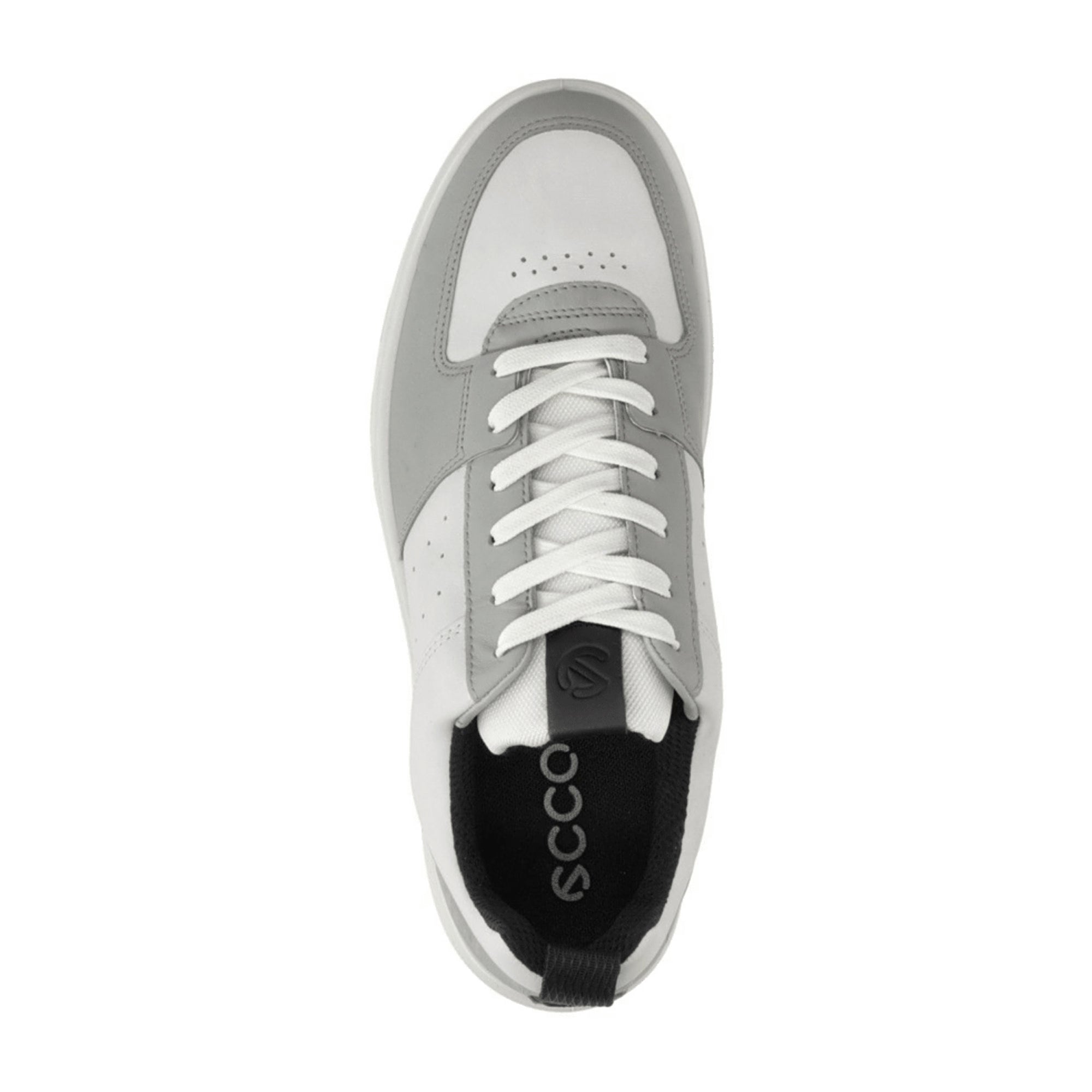Ecco Street 720 Men's Shoes - Grey & White GORE-TEX Surround | Waterpr