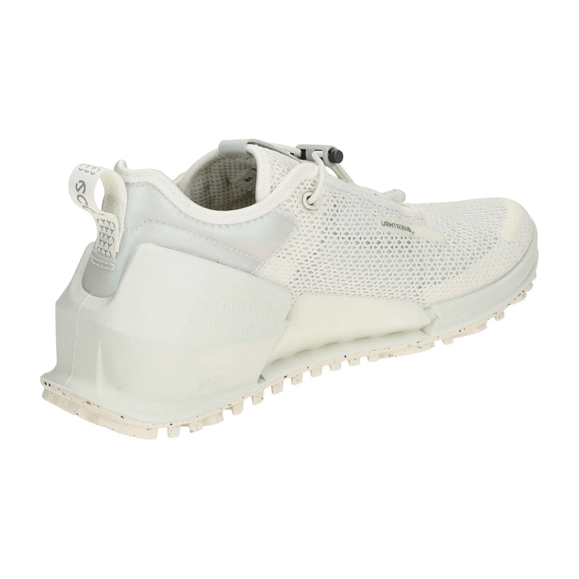 Ecco Biom Women's White Sneakers - Durable Sports Shoes for Active Lifestyle
