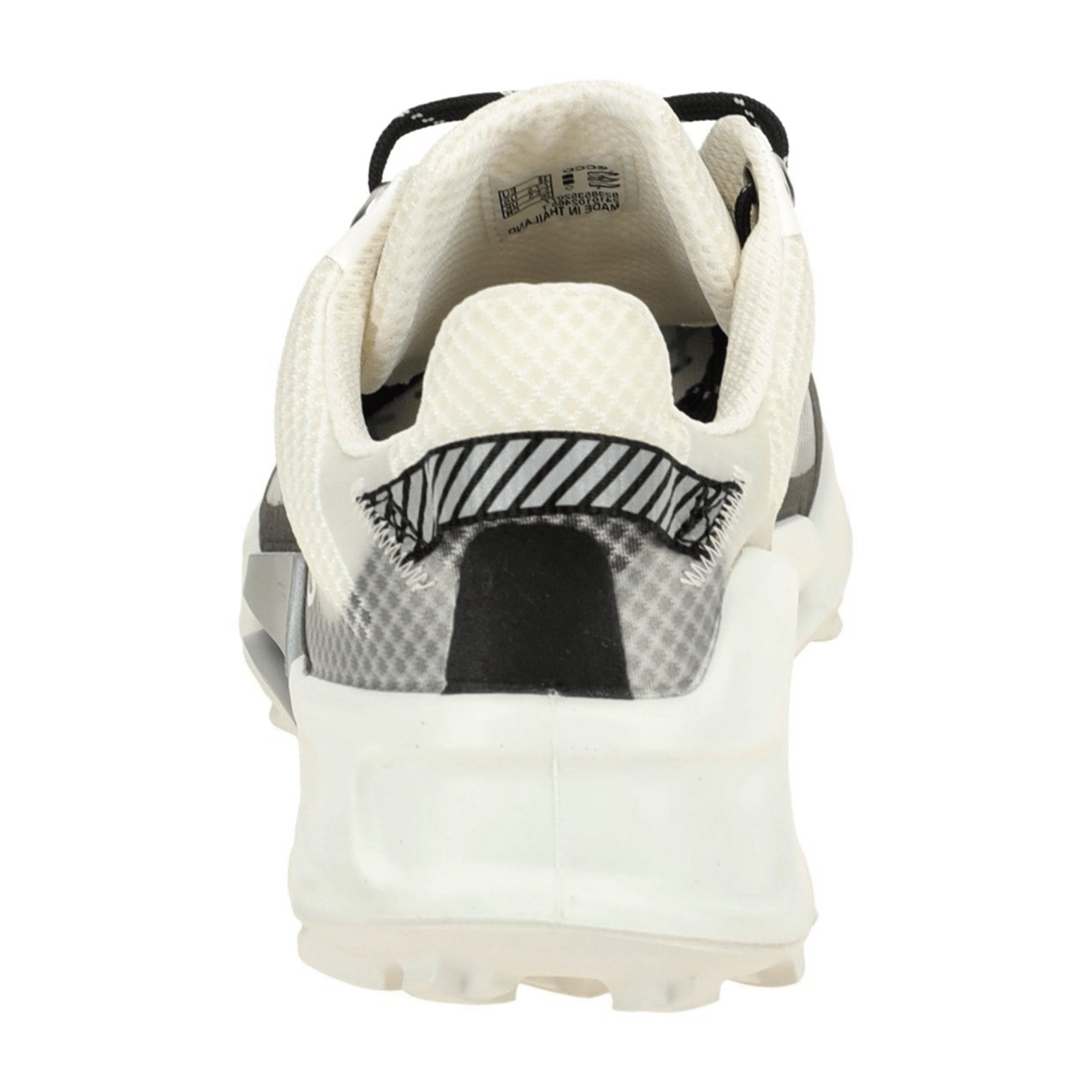 Ecco Biom X Mountain Women's Sneakers - Durable White & Black Outdoor Shoes, Style 823853