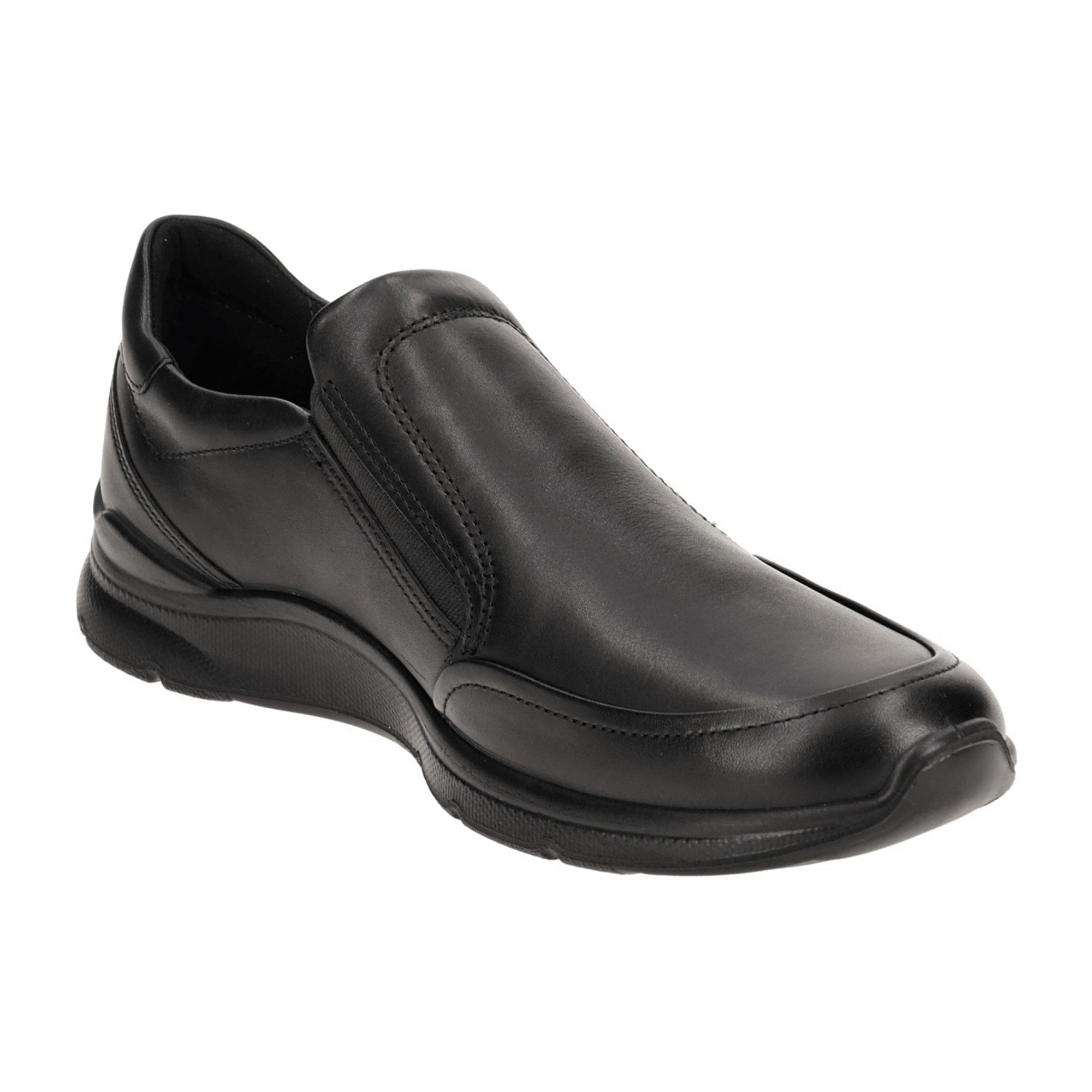 Ecco Irving Men's Black Slip-On Shoes - Comfort & Style