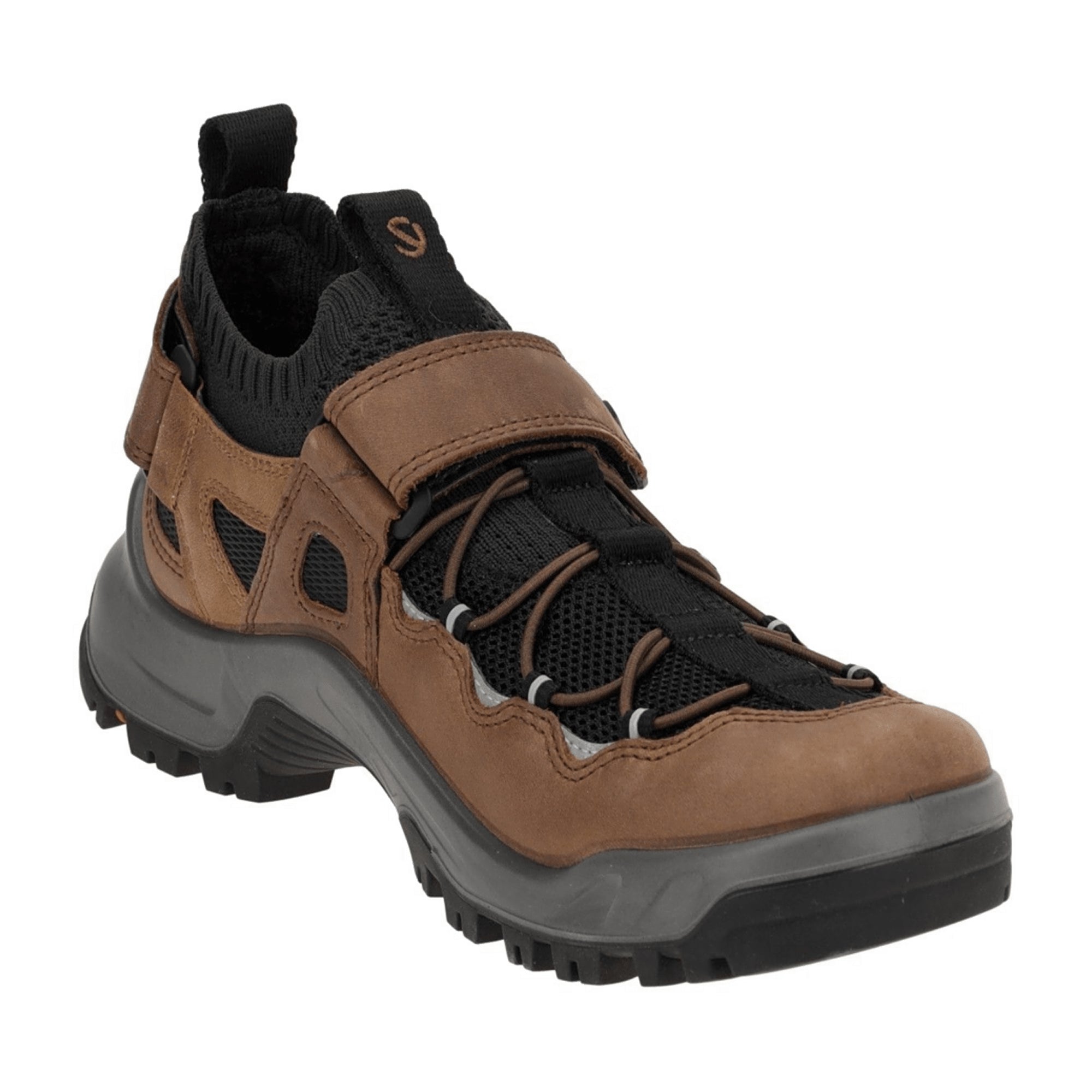 Ecco Offroad Men's Walking Sandals 822334 - Durable Outdoor Klett Shoes in Brown