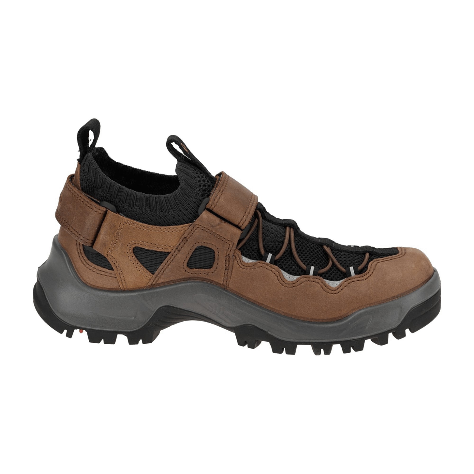 Ecco Offroad Men's Walking Sandals 822334 - Durable Outdoor Klett Shoes in Brown
