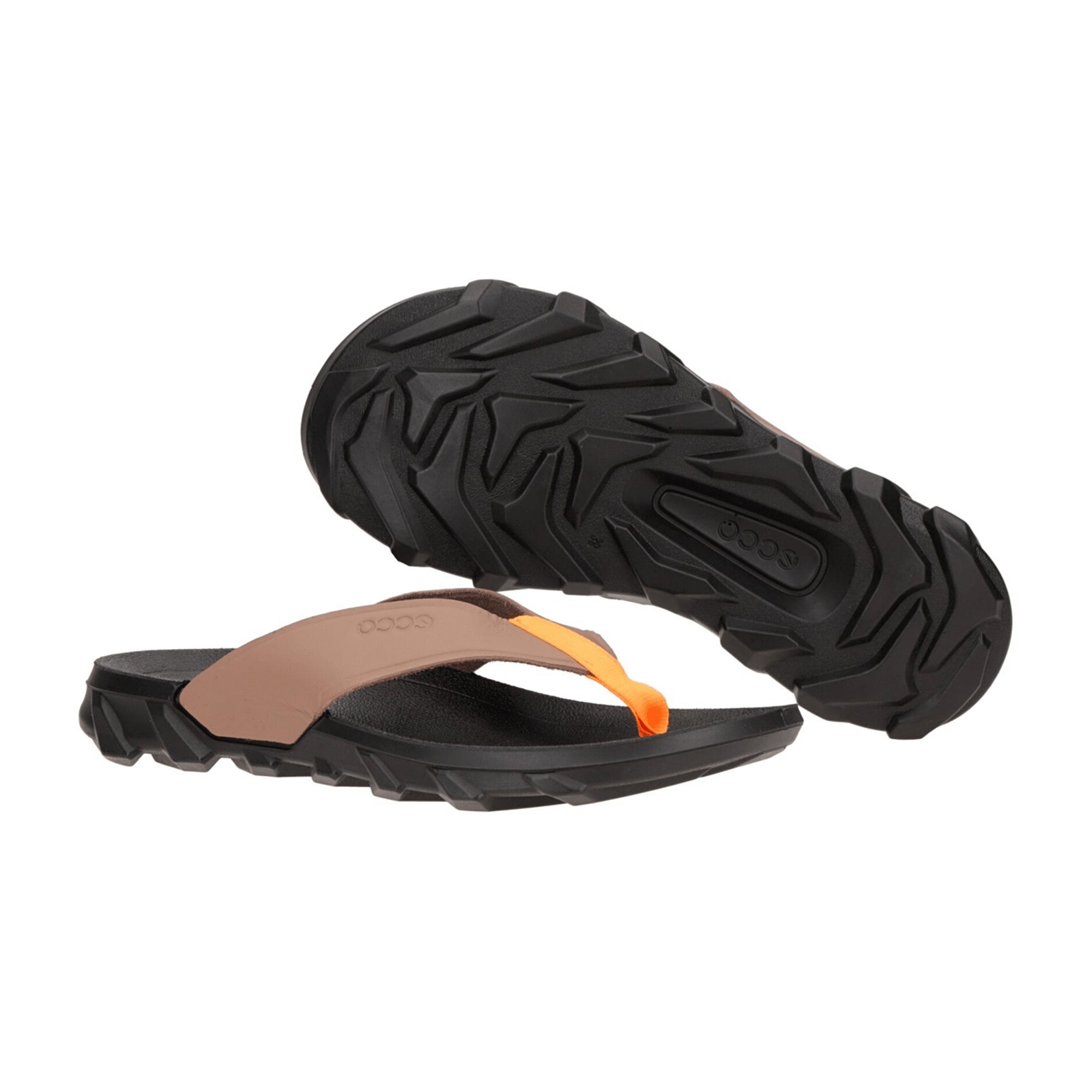 Ecco MX Flipsider Unisex Brown Flip Flops - Comfortable and Stylish Sandals for Men