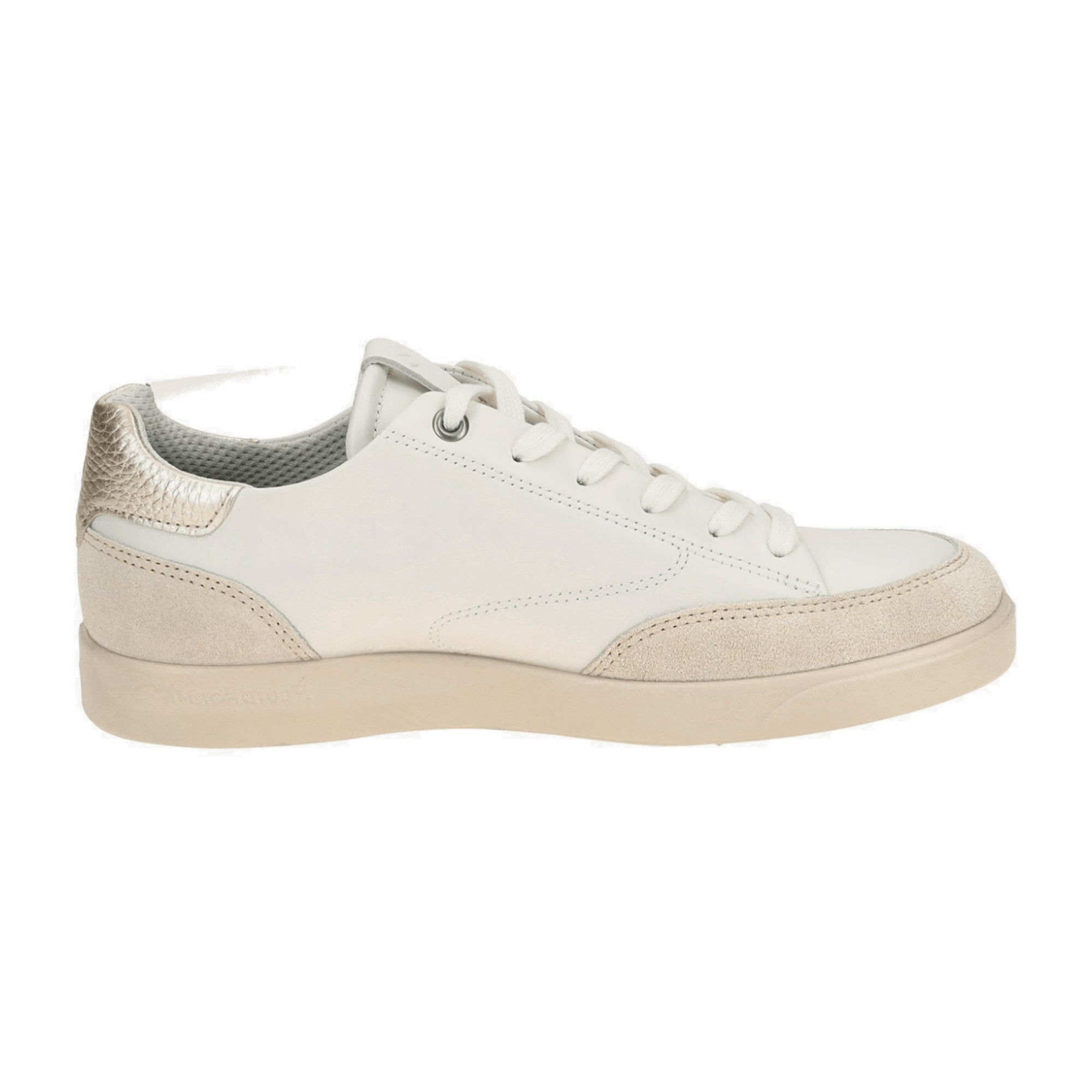 Ecco Street Lite Women's Sneakers - Durable & Stylish Casual Shoes in White/Beige, Model 212853
