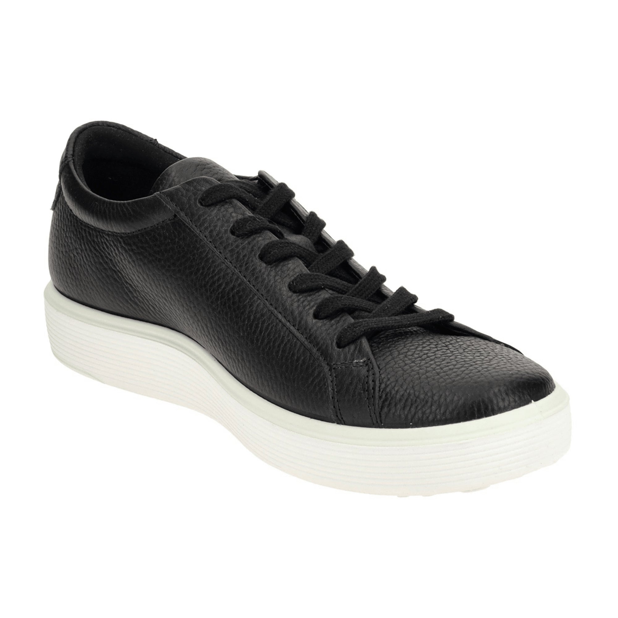 Ecco SOFT 60 M Men's Black Leather Shoes - Comfort & Style