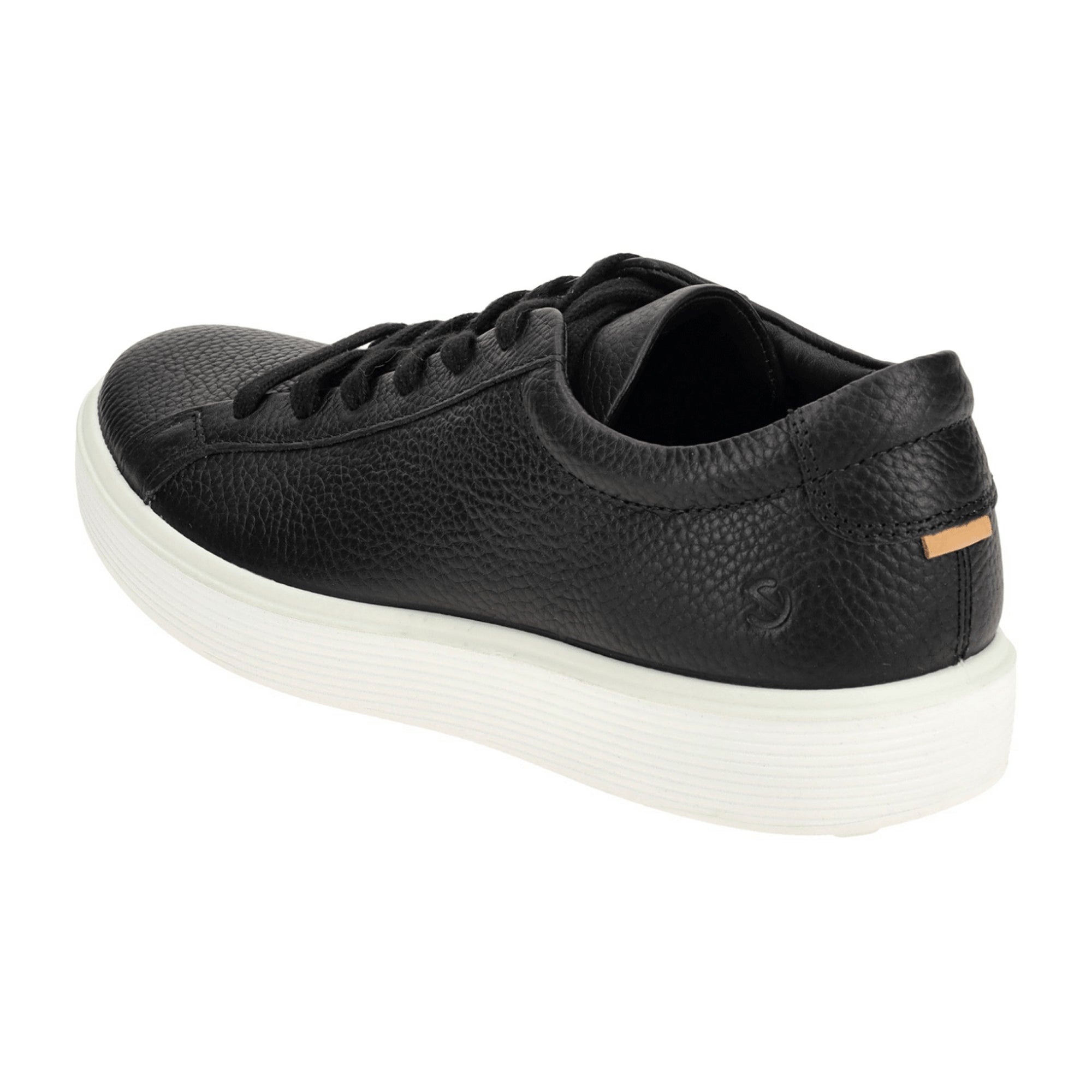 Ecco SOFT 60 M Men's Black Leather Shoes - Comfort & Style