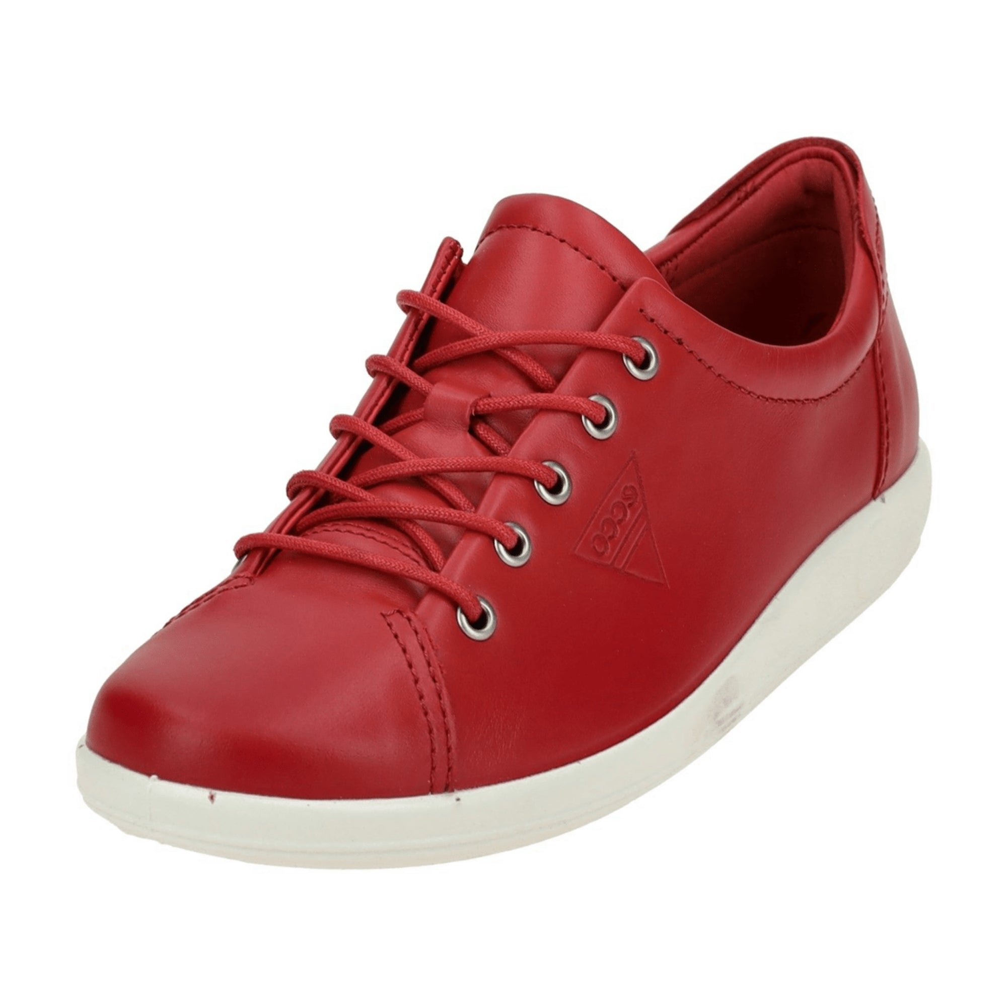 Ecco SOFT 2.0 Women's Red Comfort Shoes - Stylish & Durable