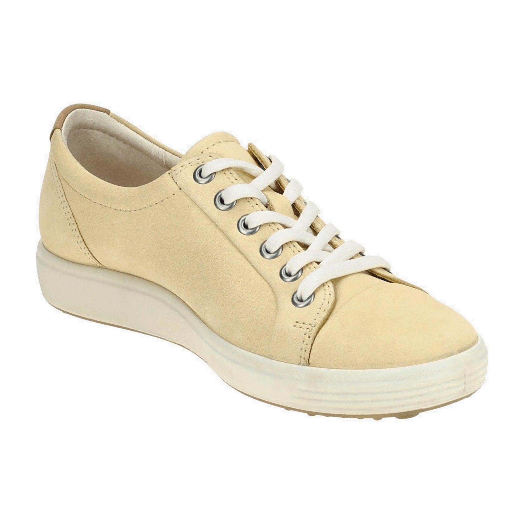 Ecco Soft 7 Women's Yellow Sneakers - Durable and Stylish Footwear for Young Adults (Model 430003)