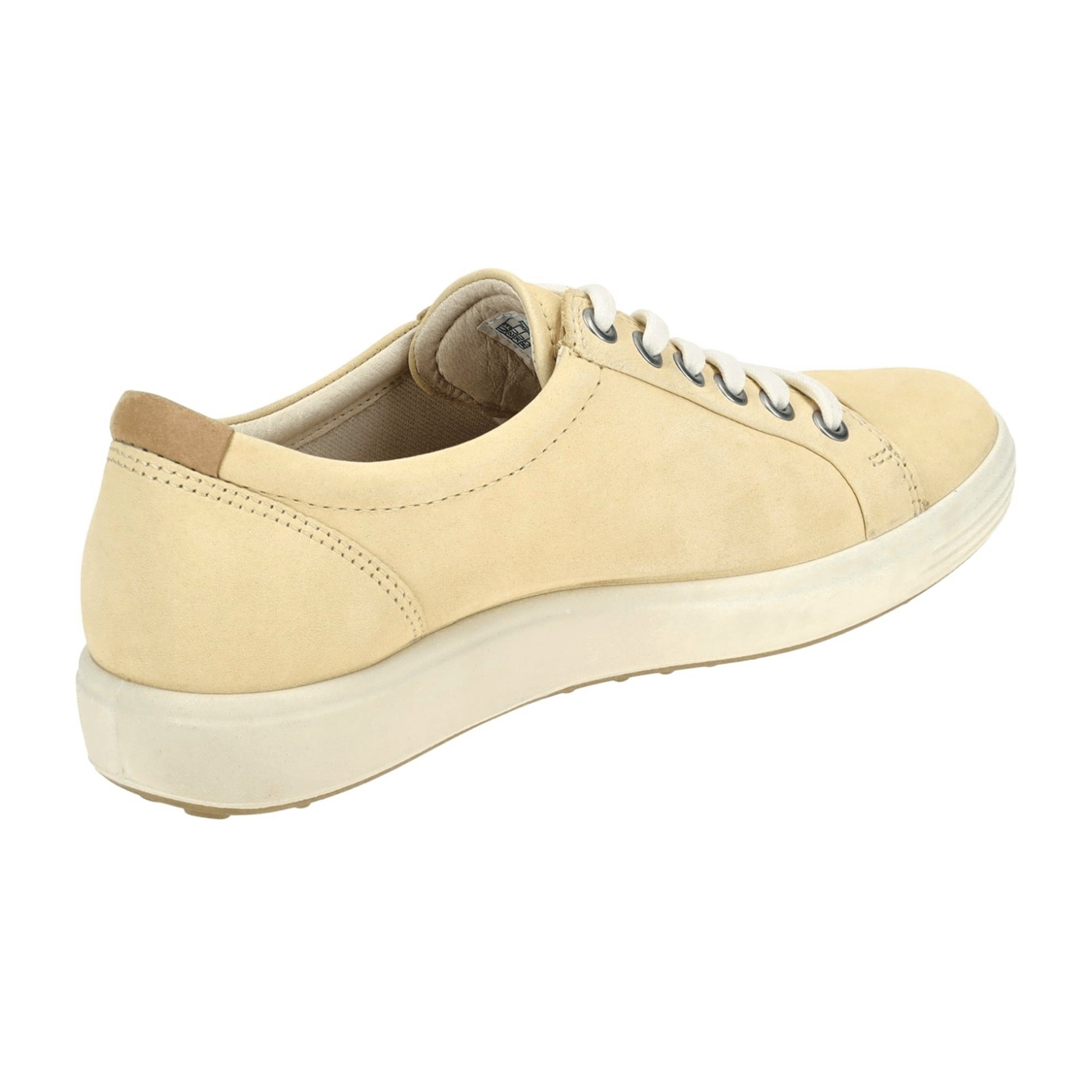 Ecco Soft 7 Women's Yellow Sneakers - Durable and Stylish Footwear for Young Adults (Model 430003)