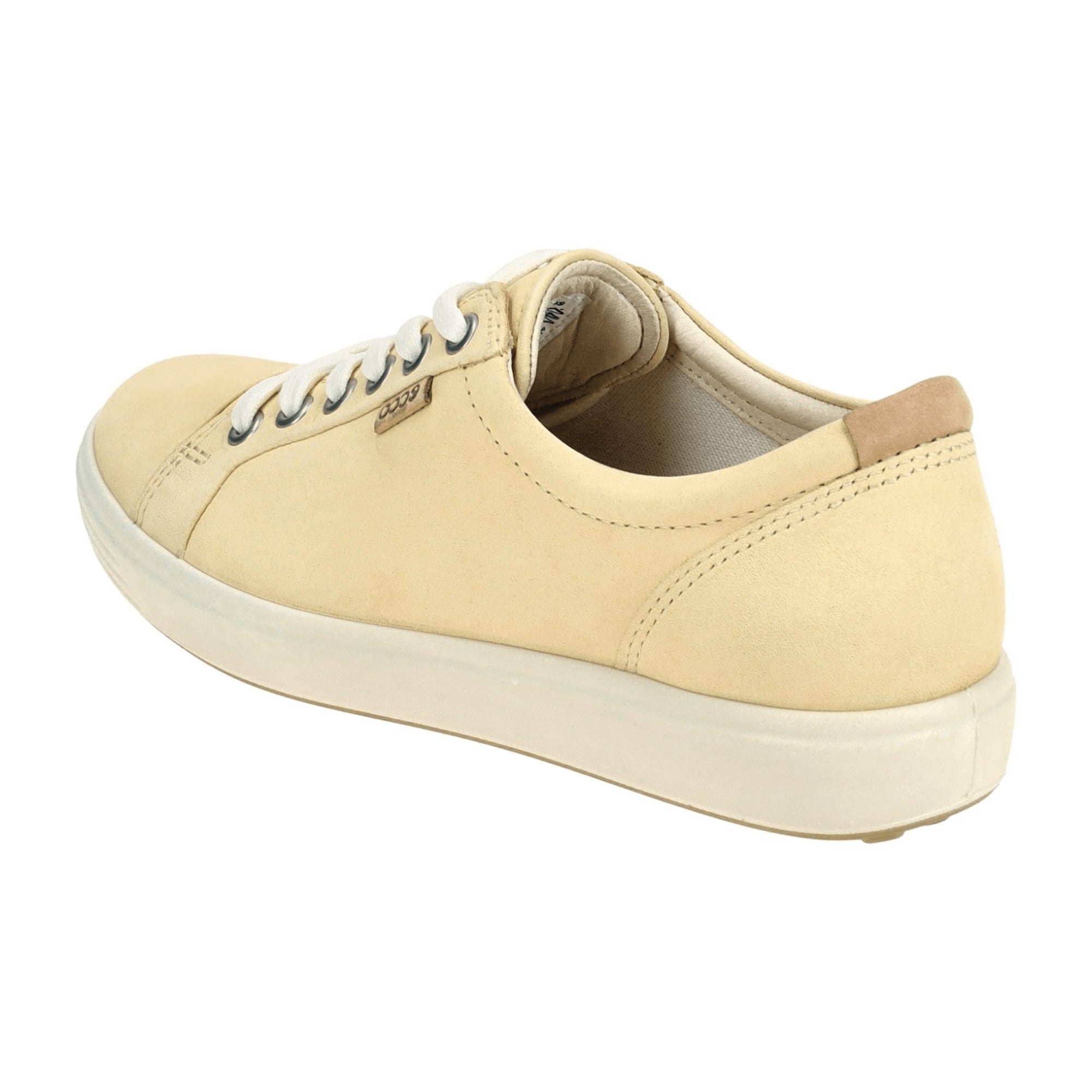 Ecco Soft 7 Women's Yellow Sneakers - Durable and Stylish Footwear for Young Adults (Model 430003)