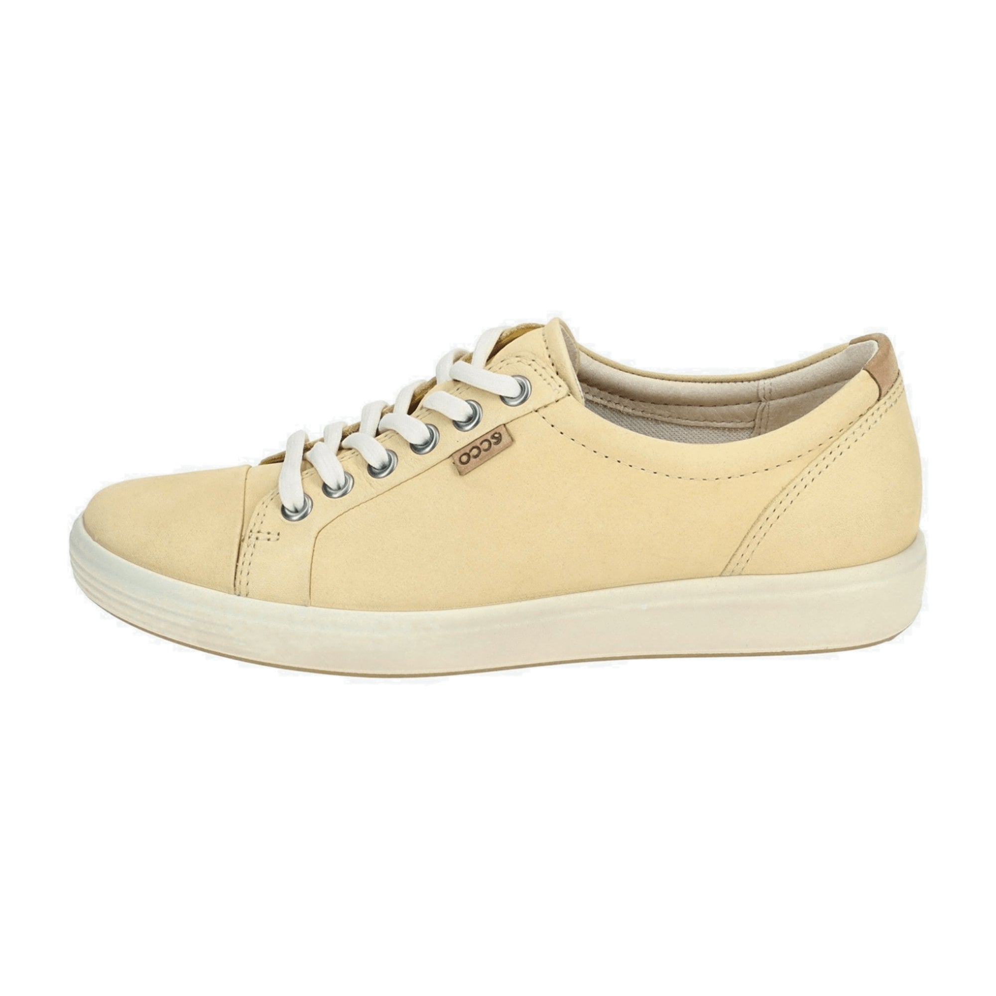 Ecco Soft 7 Women's Yellow Sneakers - Durable and Stylish Footwear for Young Adults (Model 430003)
