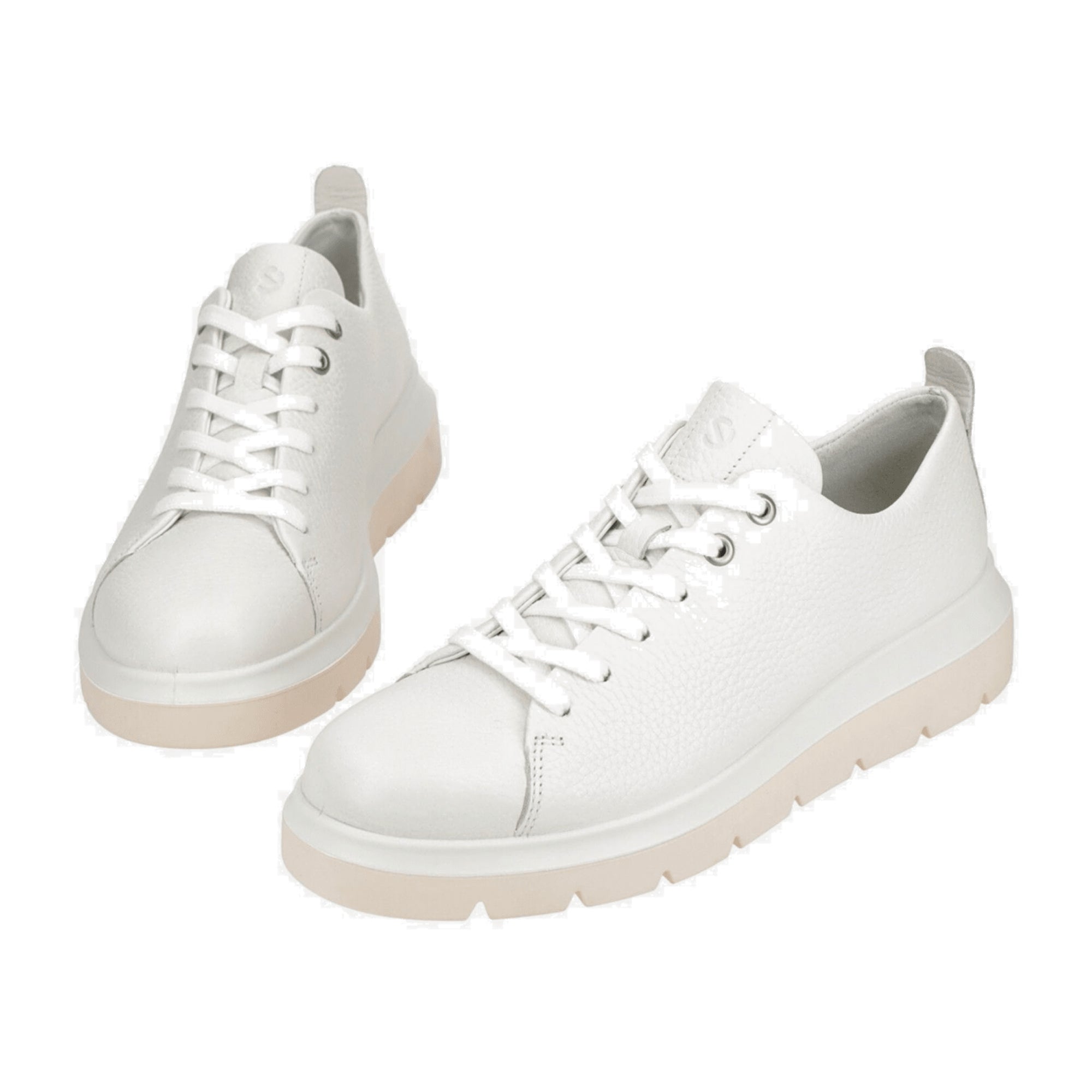 Ecco Nouvelle Women's White Sneakers 216203, Fashion and Comfort Combined