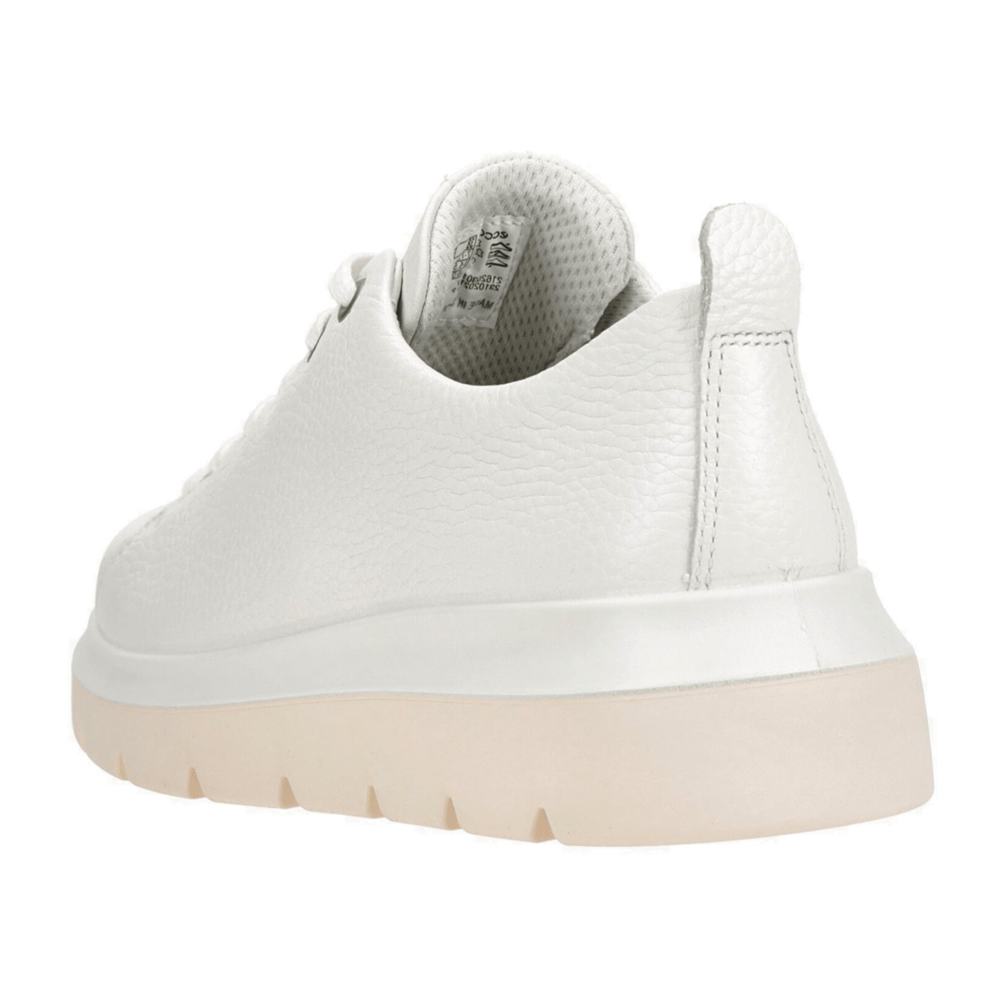Ecco Nouvelle Women's White Sneakers 216203, Fashion and Comfort Combined