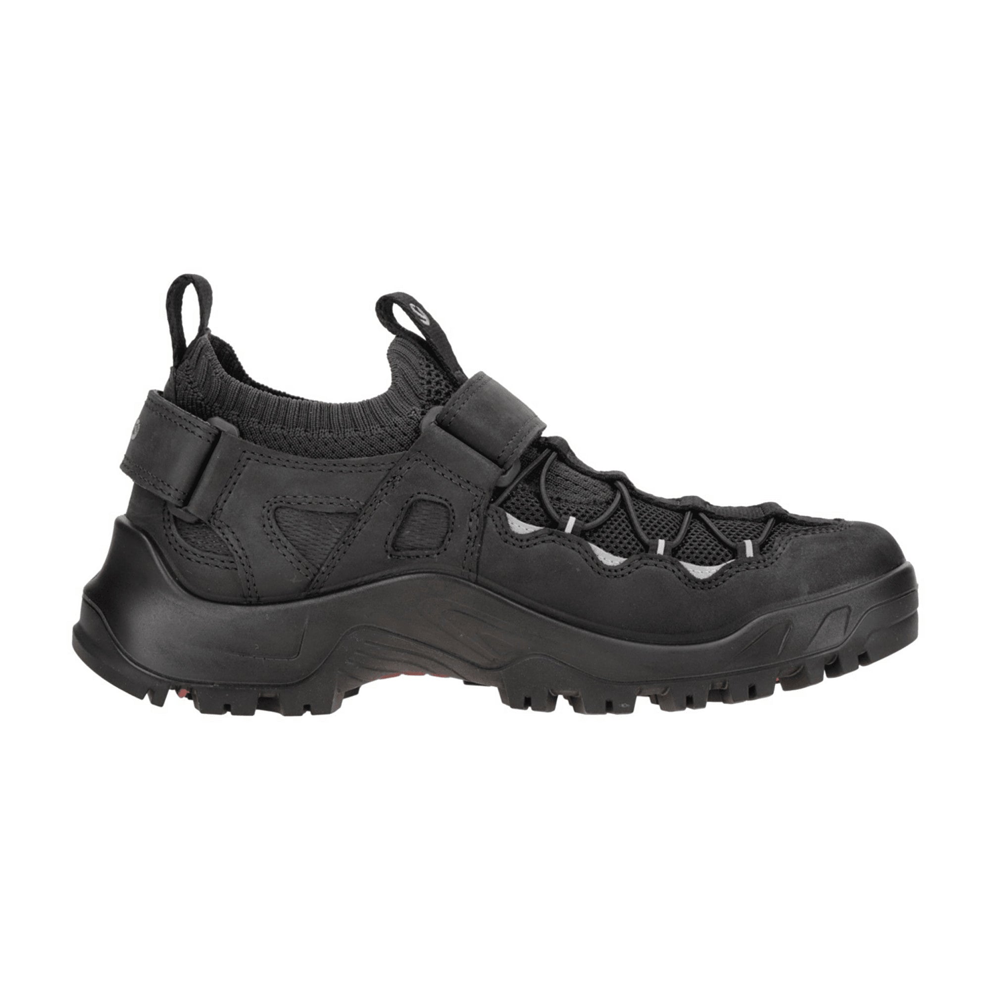 Ecco Offroad Men's Black Sandals with Velcro Closure 822334 - Durable & Stylish