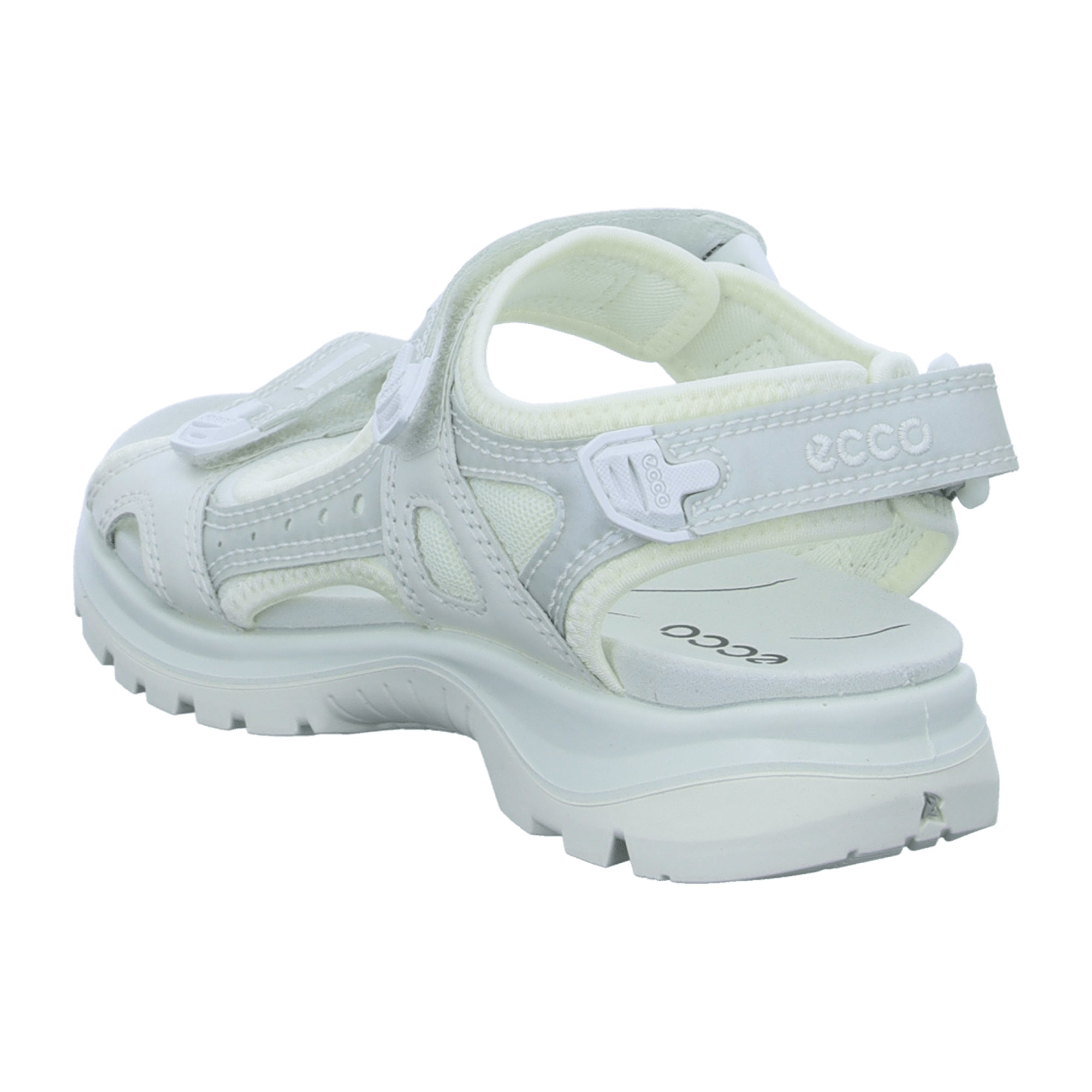 Ecco Offroad Women's White Sandals - Durable & Stylish for Active Young Adults