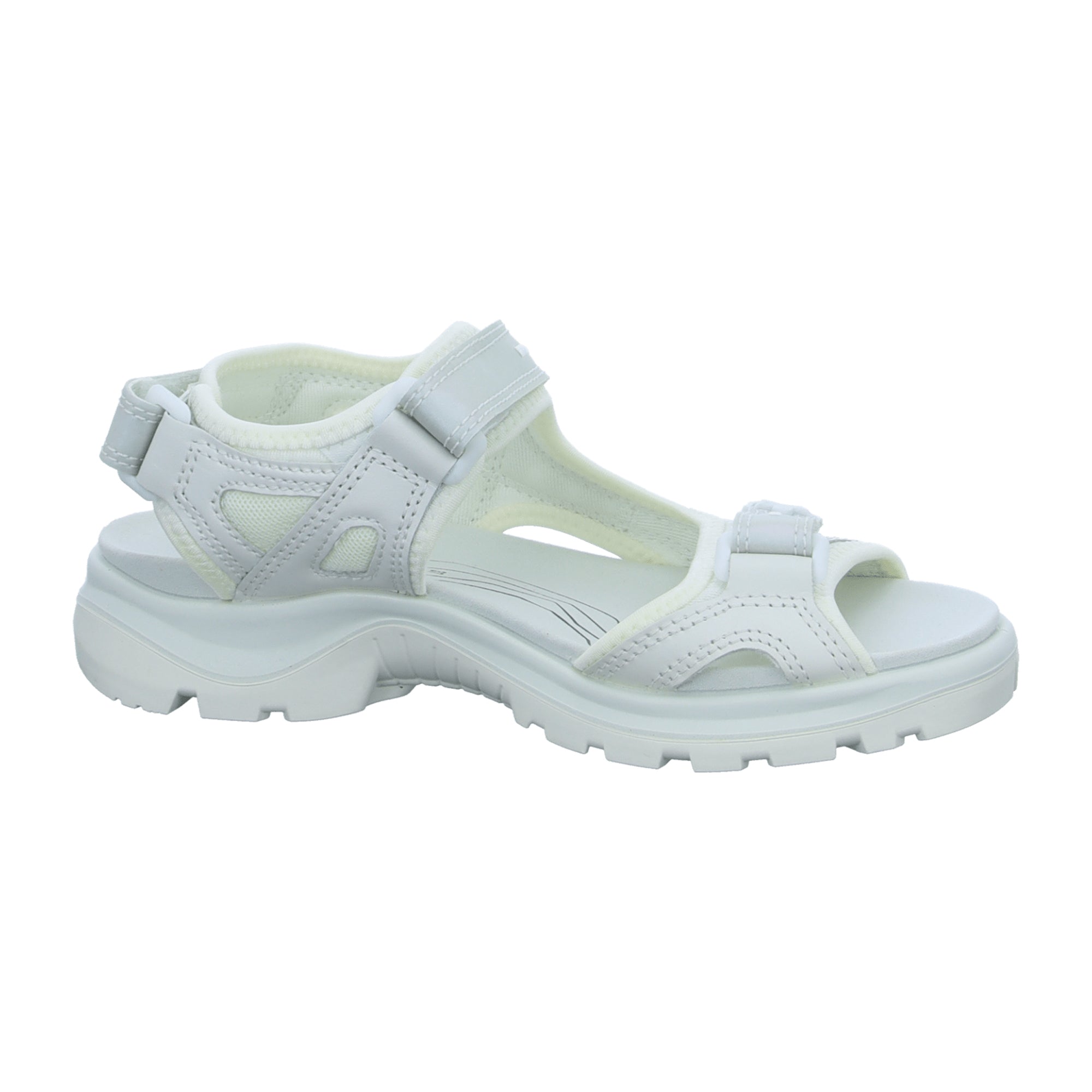 Ecco Offroad Women's White Sandals - Durable & Stylish for Active Young Adults