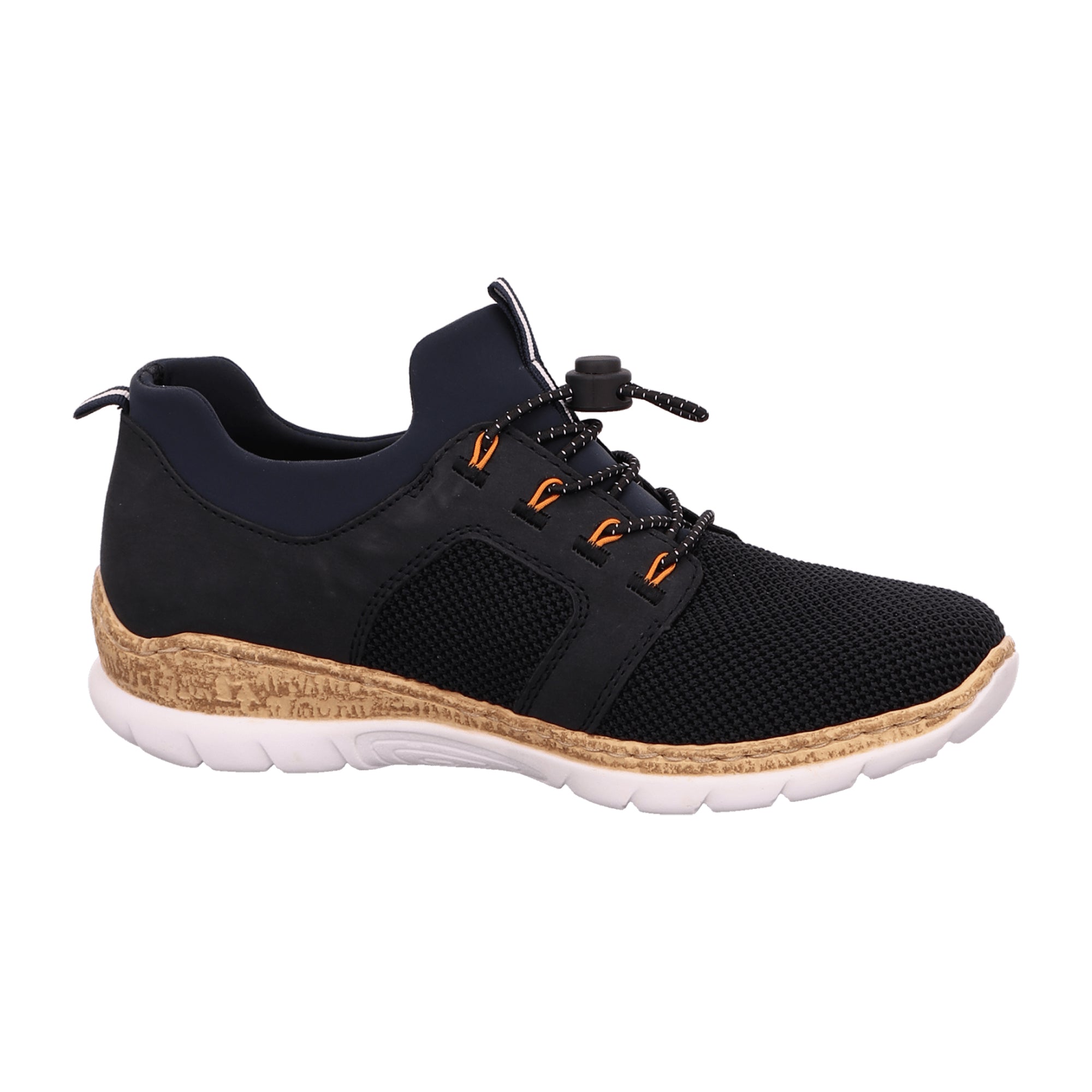 Rieker Knittech Blue Slip-On Shoes for Women