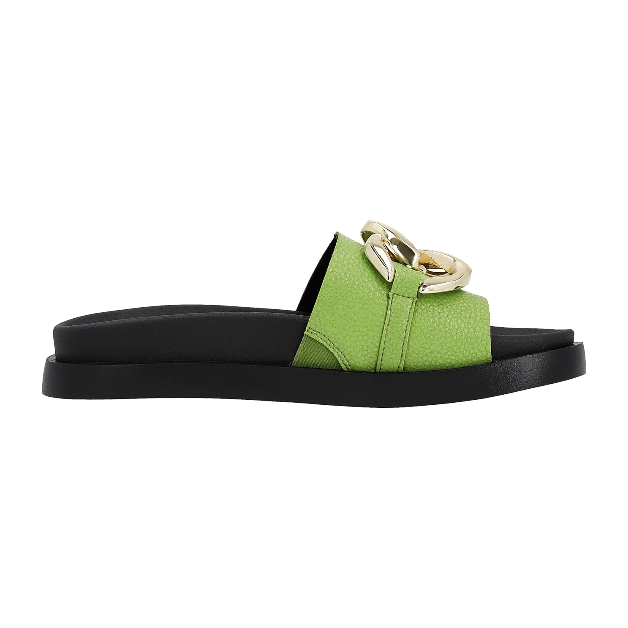 Rieker W1452-52 Women's Green Leather Shoes Flat Heel Narrow Fit