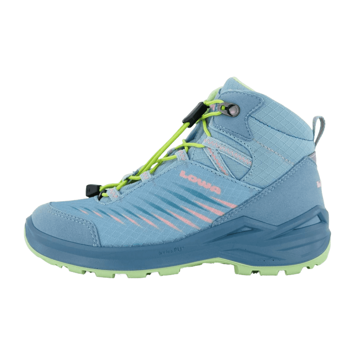 LOWA ZIRROX II GTX MID JR Kids Waterproof Trekking Boots Arktis Mint