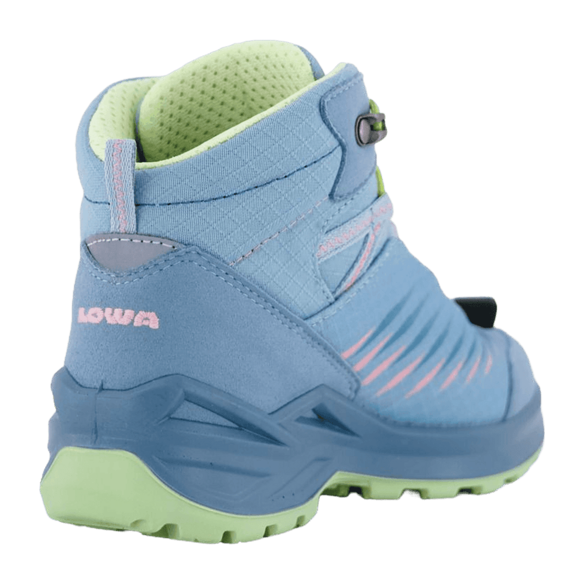 LOWA ZIRROX II GTX MID JR Kids Waterproof Trekking Boots Arktis Mint