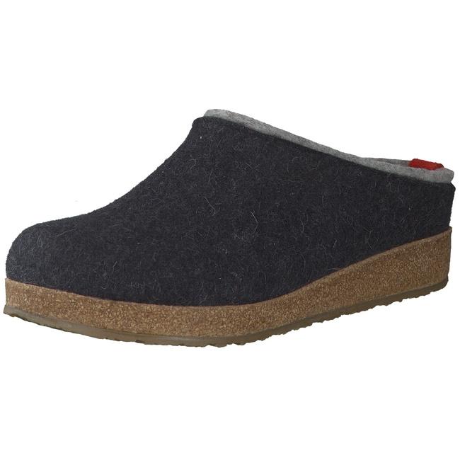 Haflinger Slippers gray male Sandals Clogs Wool felt - Bartel-Shop
