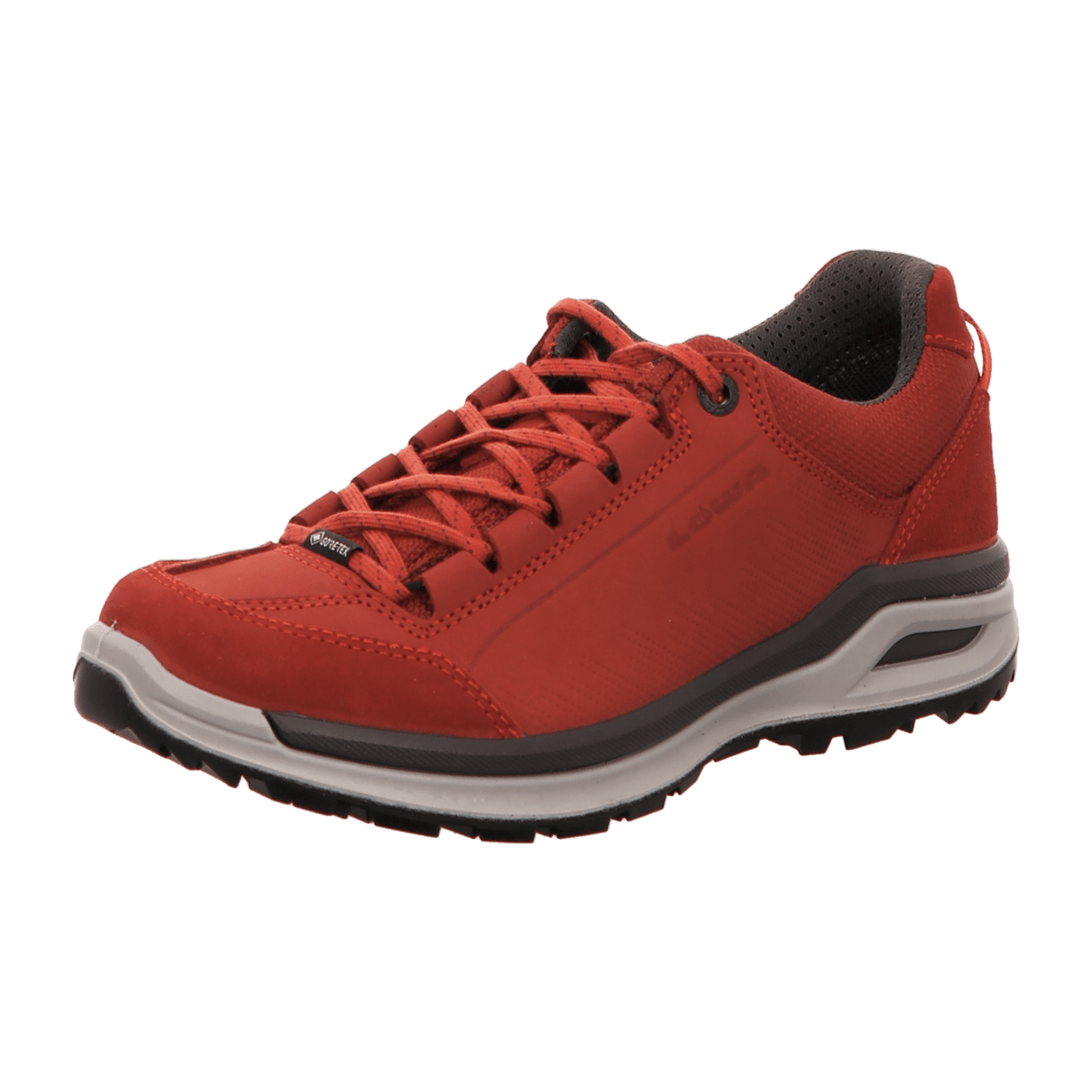 LOWA ASCONA GTX LO Women's Low Hiking Shoes Red Leather