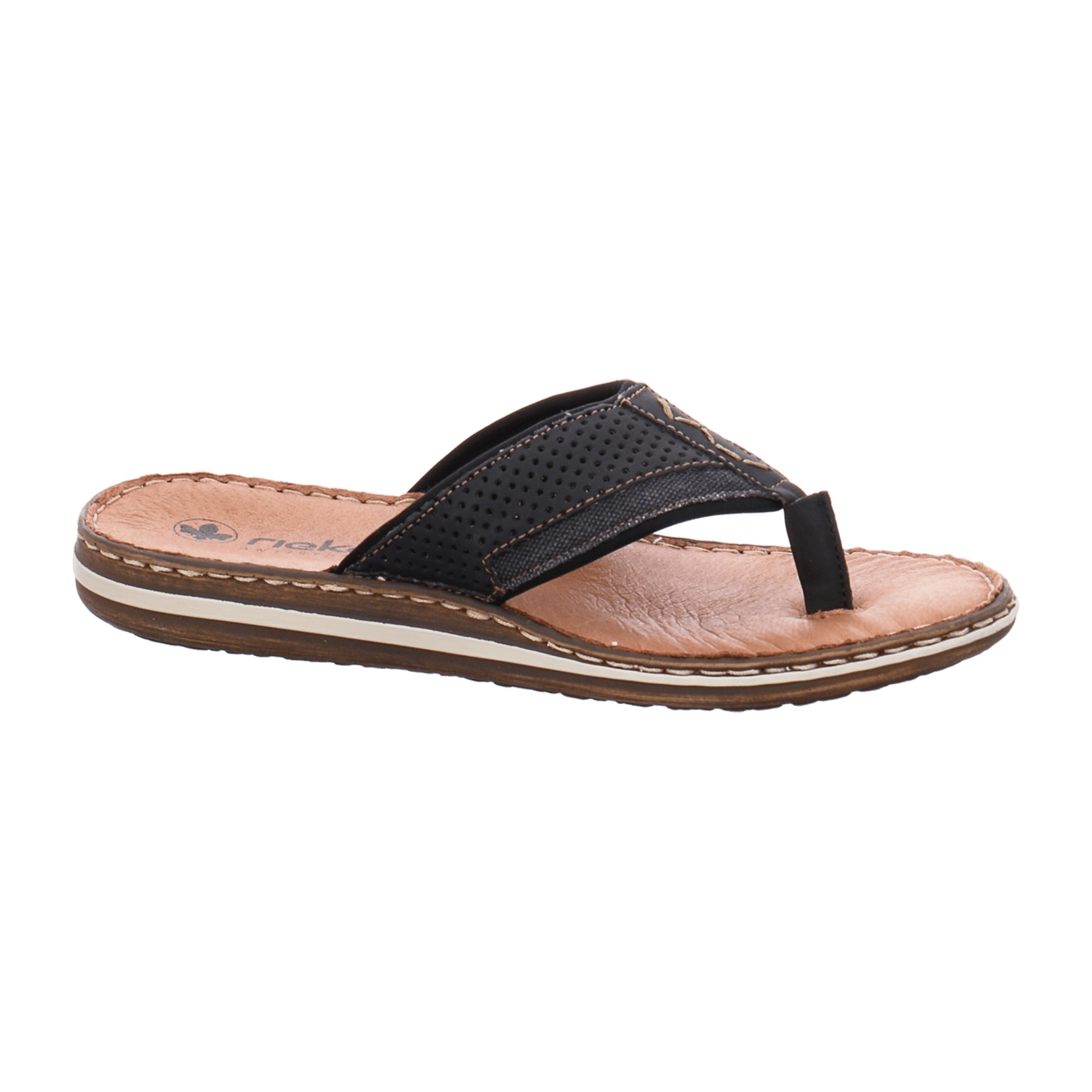 Rieker 2108400 Men's Black Shoes Easy Care with Soft Brush or Damp Cloth