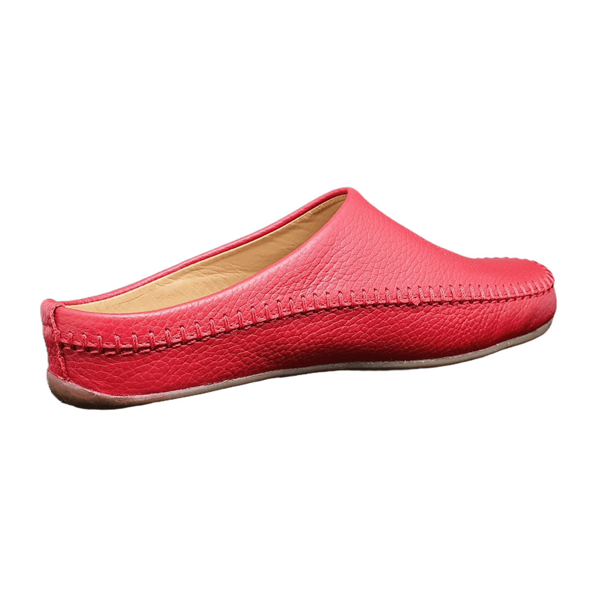 Haflinger Everest Softi Women's Leather Mules Red