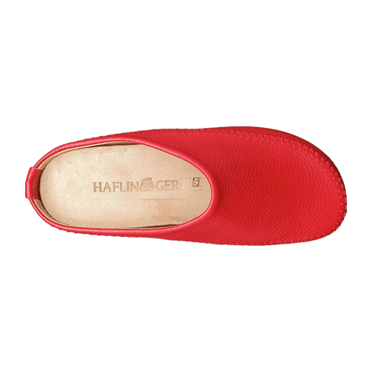Haflinger Everest Softi Women's Leather Mules Red