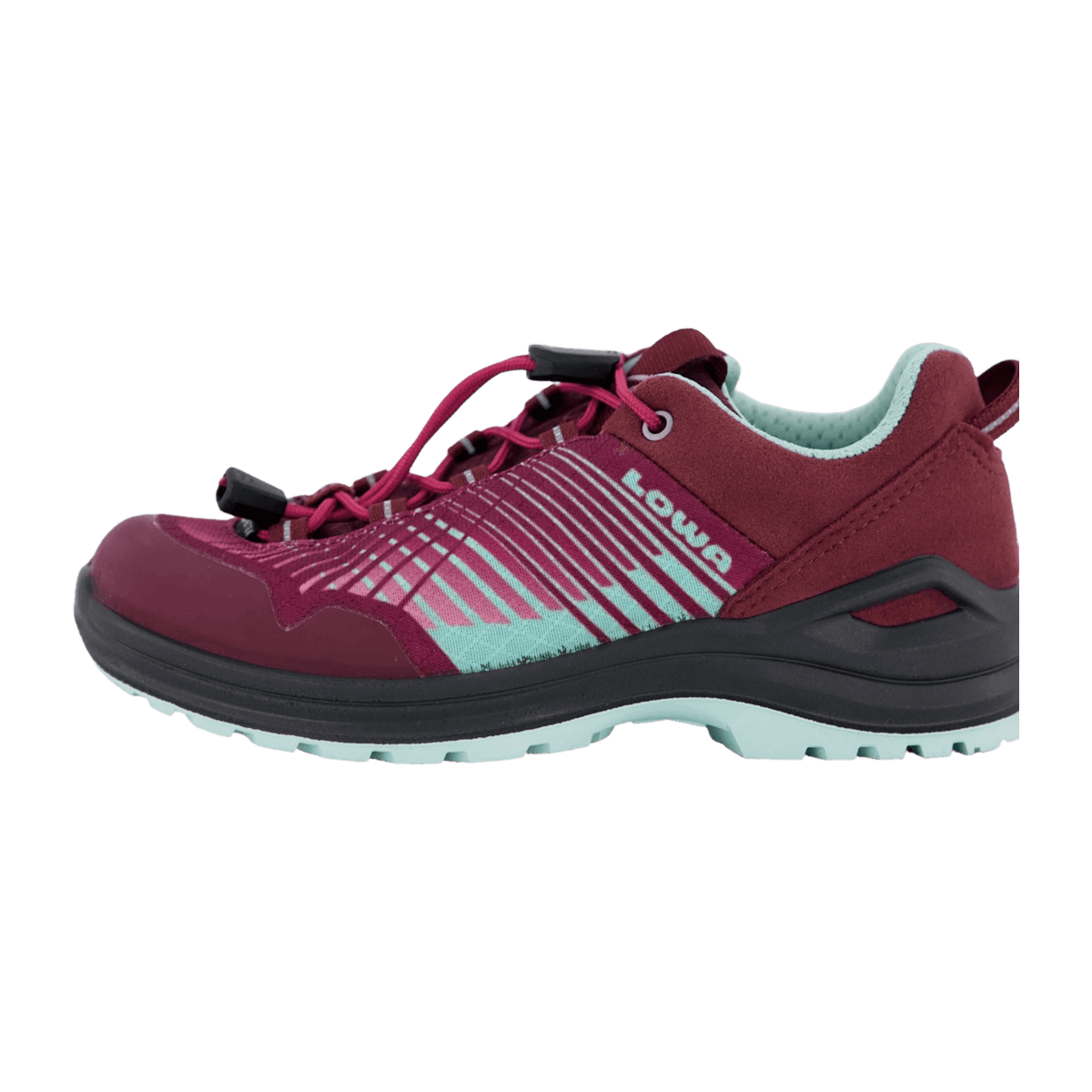 LOWA Carezza GTX LO JR Kids Hiking Shoes Rose Arctic Waterproof