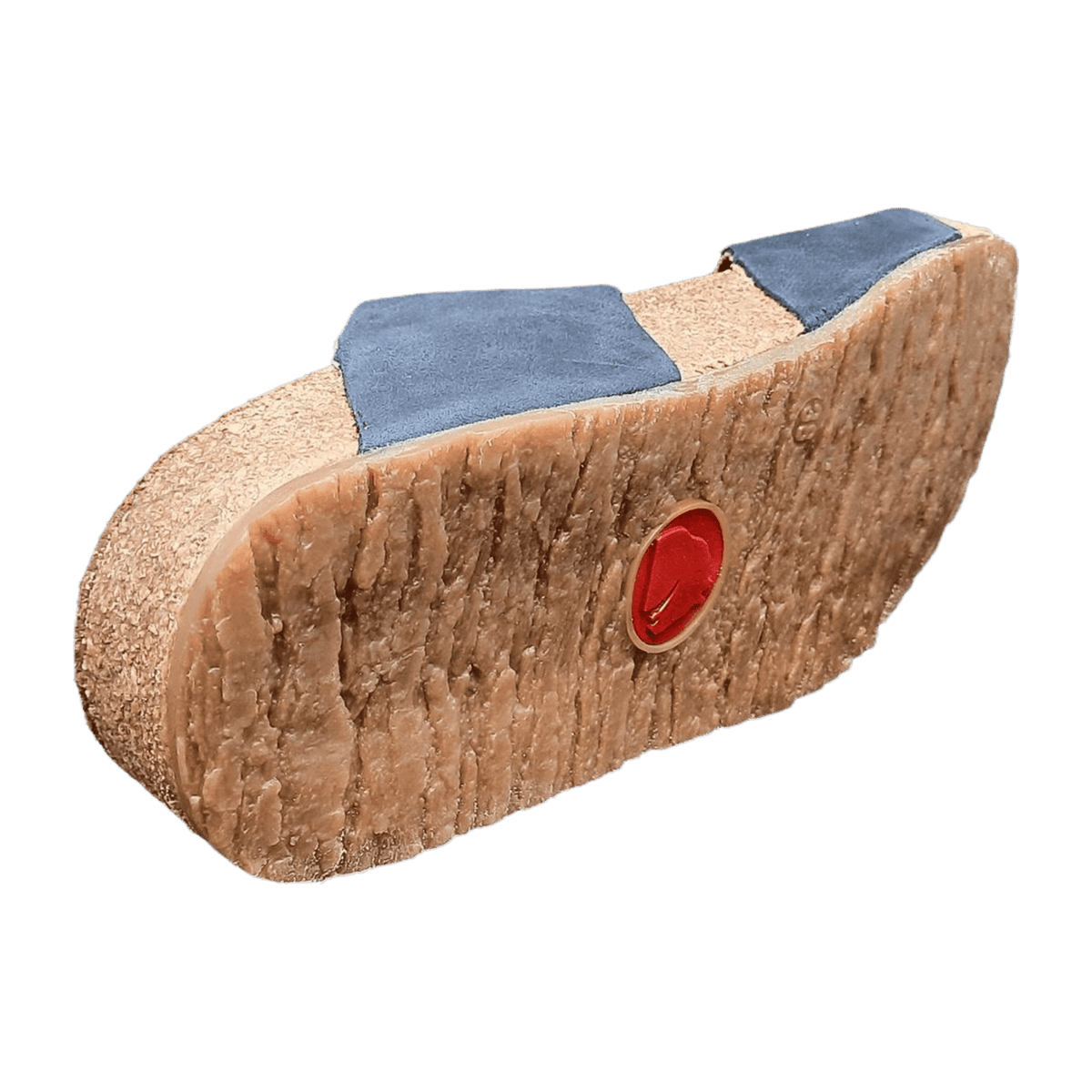 Haflinger Bio Andrea Women's Leather Mules - Cork Clogs Country Marine