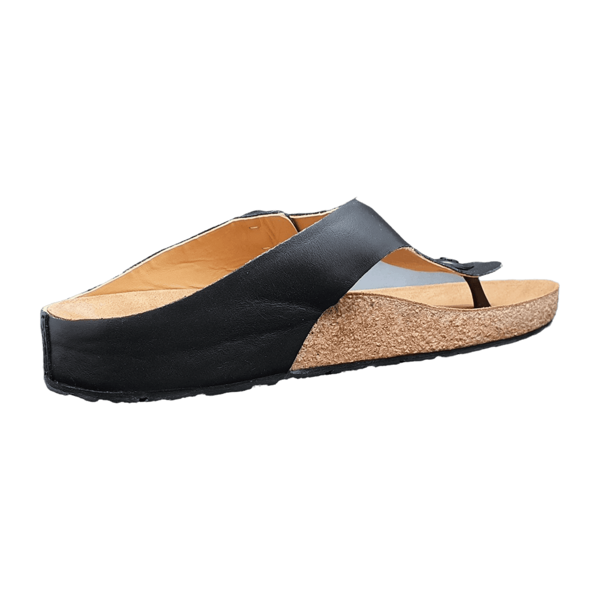 HAFLINGER Bio Memphis Women's Sabot - Leather Mules Black