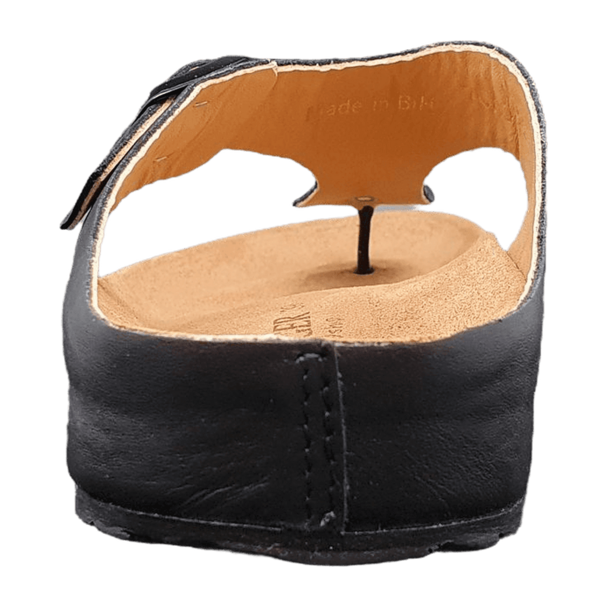 HAFLINGER Bio Memphis Women's Sabot - Leather Mules Black