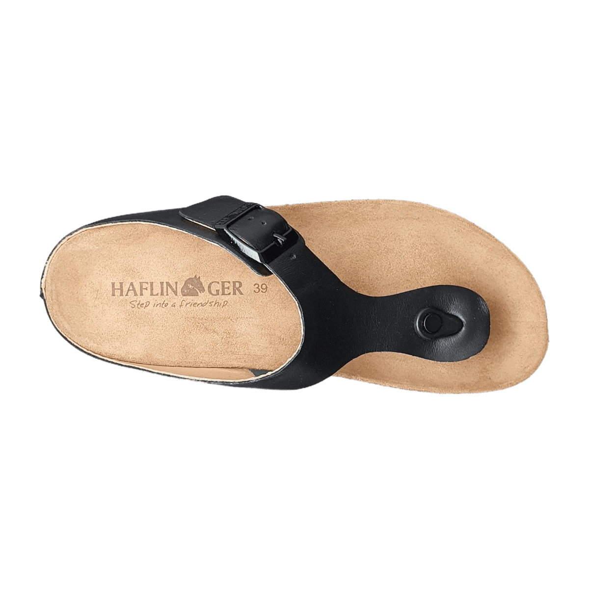 HAFLINGER Bio Memphis Women's Sabot - Leather Mules Black