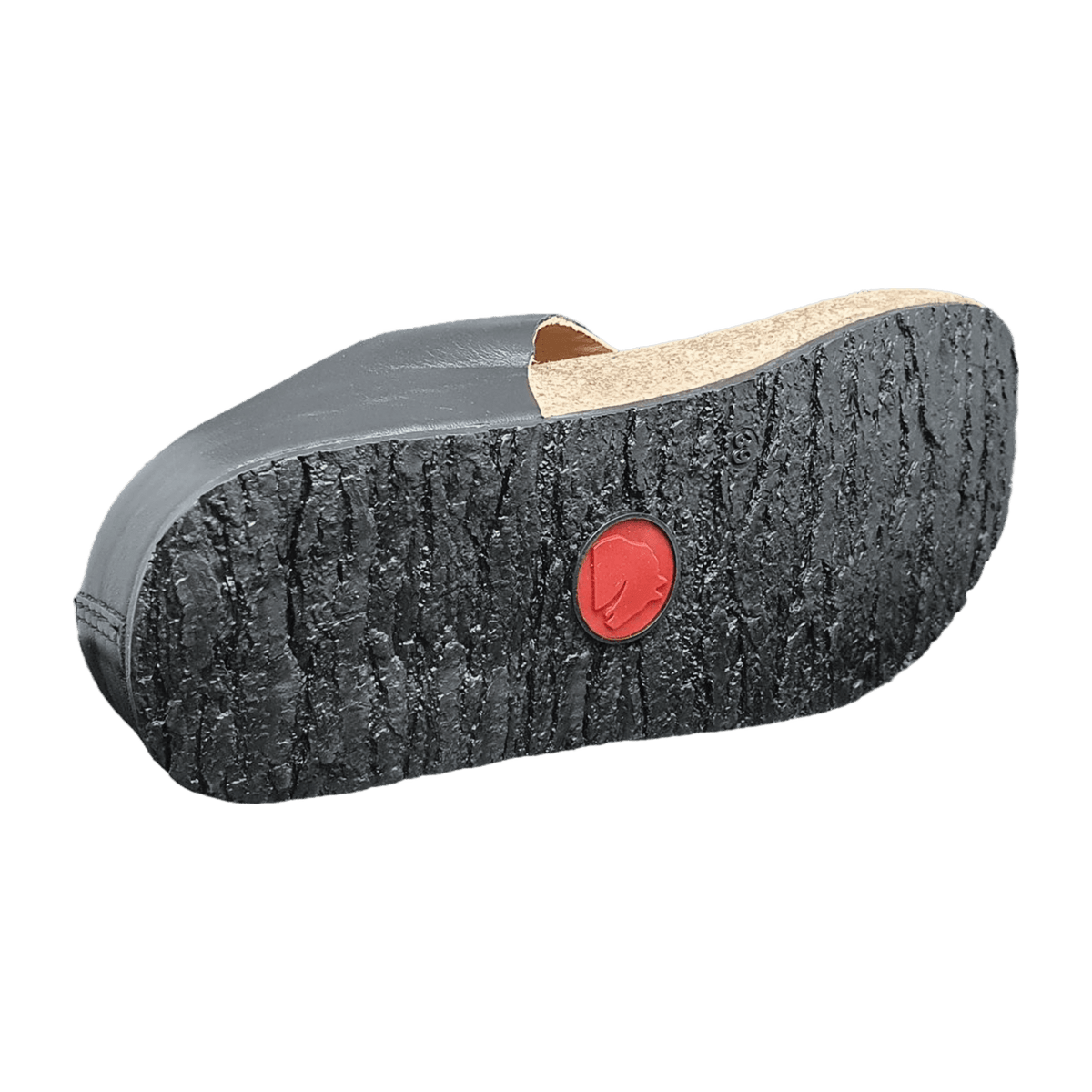 HAFLINGER Bio Memphis Women's Sabot - Leather Mules Black