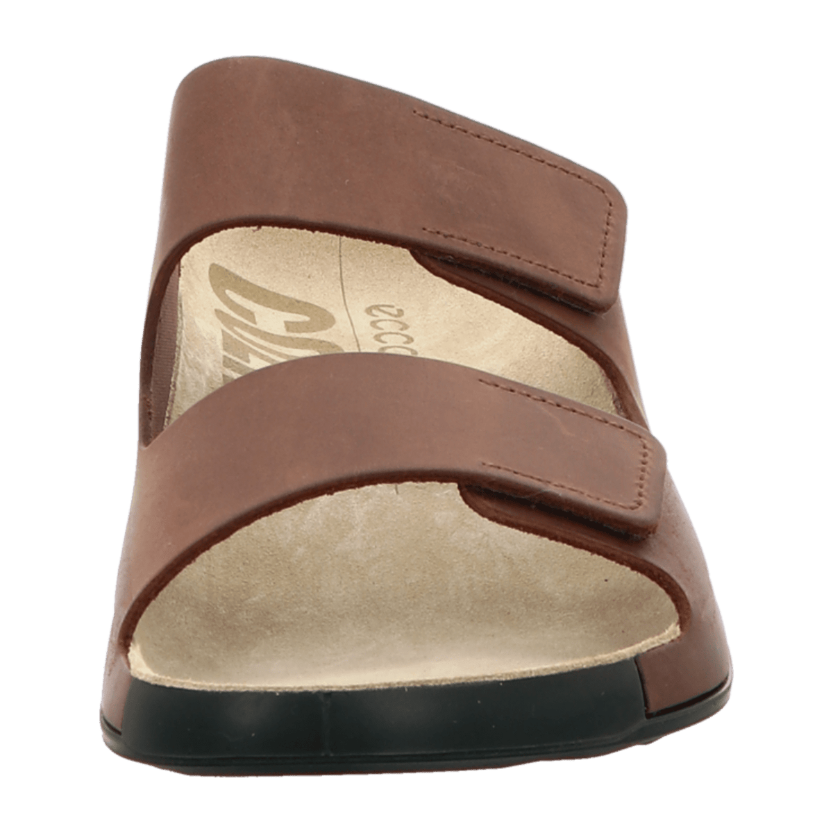ECCO Cozmo Men's Leather Sandals Potting Soil - Lightweight Arch Support